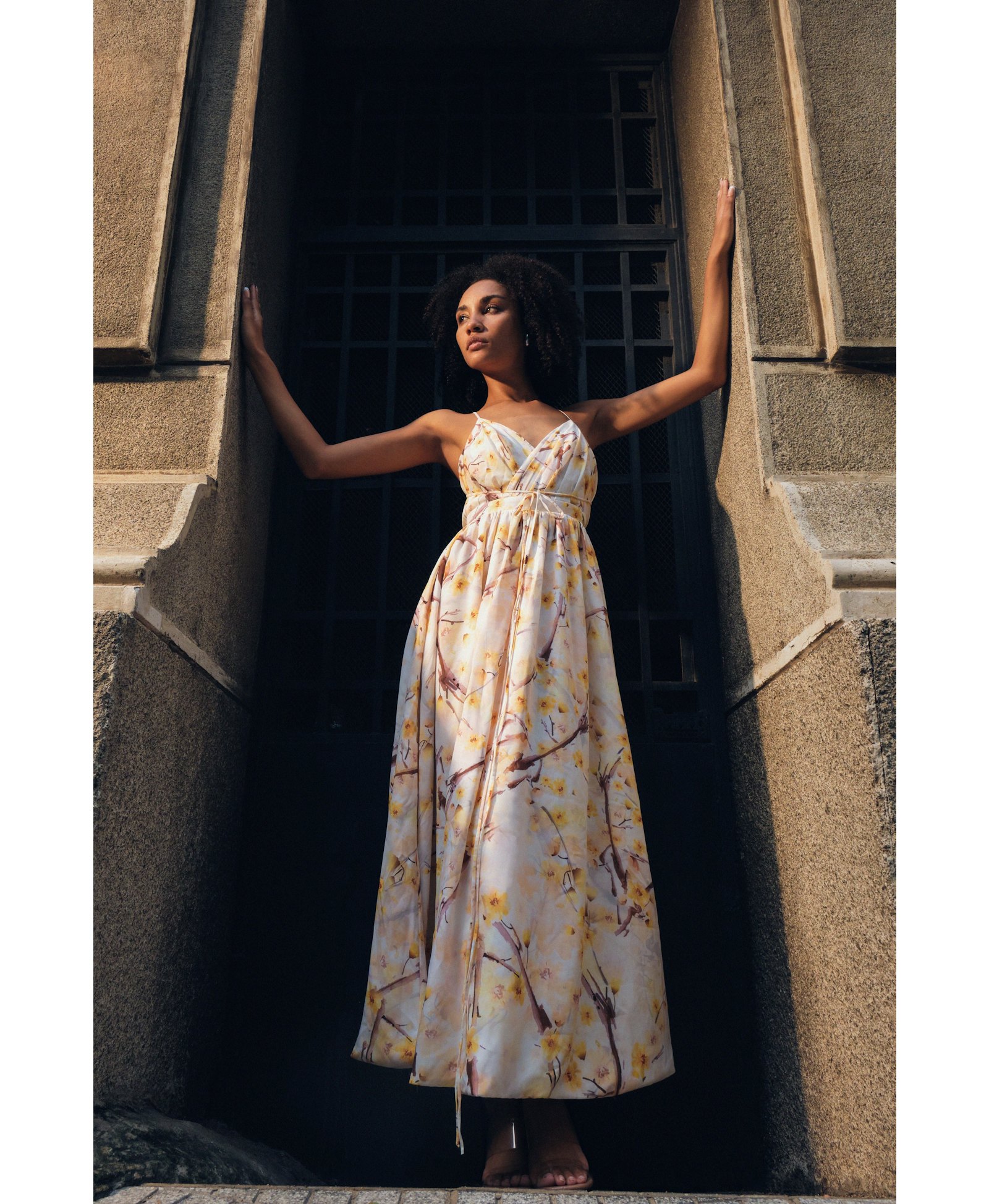 Ochna Blossom Maxi Dress made by JUSTIN TONG