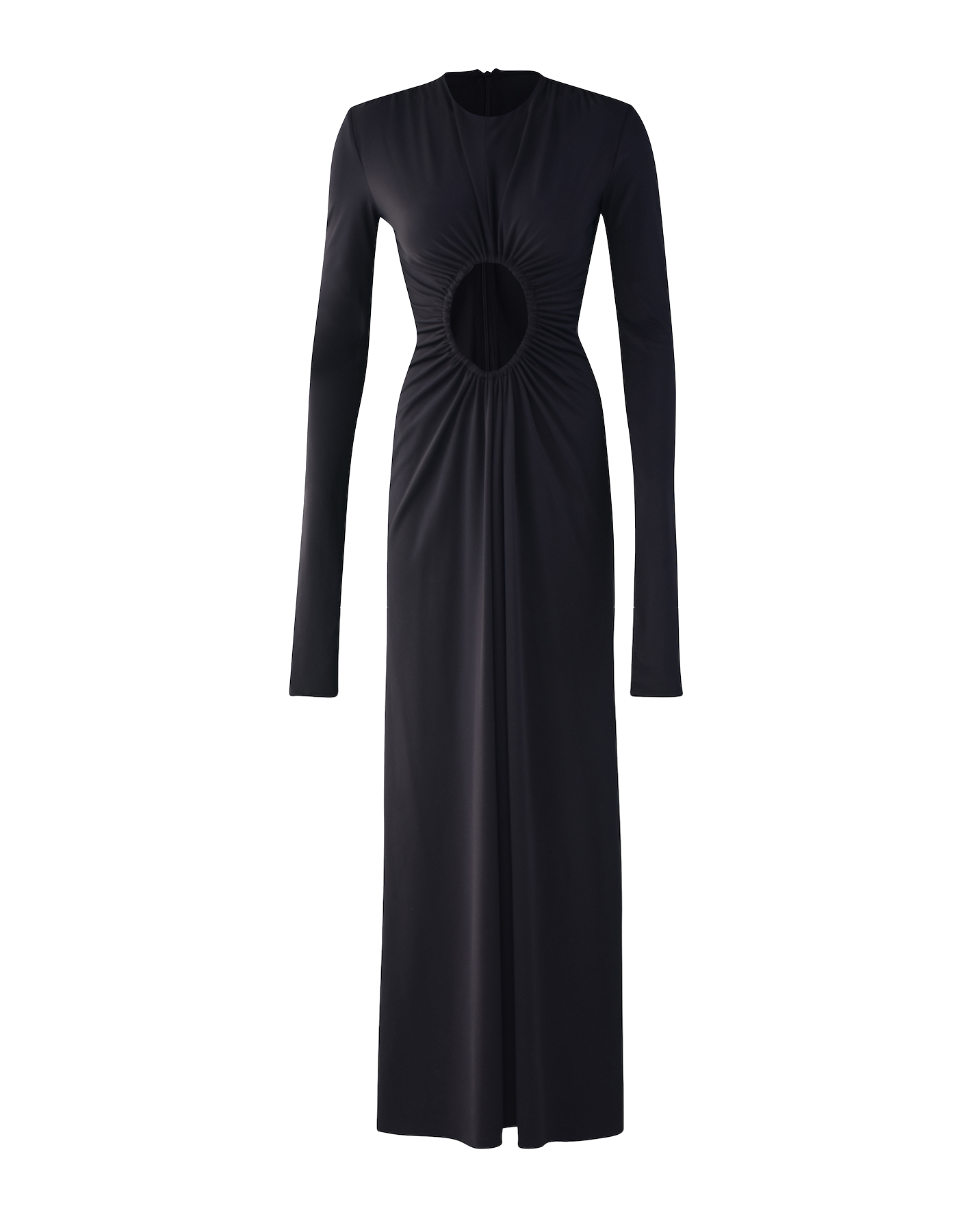 Maet Solay Long Black Dress