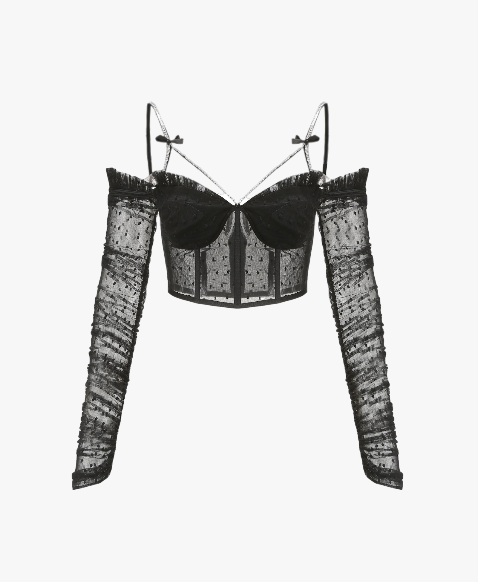 Black Ariana Top (Final Sale) in Black made by Nana Jacqueline