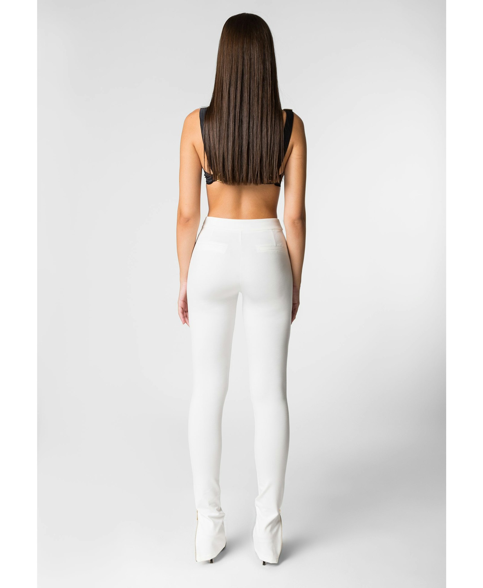 ALIRA white punto leggings in White made by DIVALO