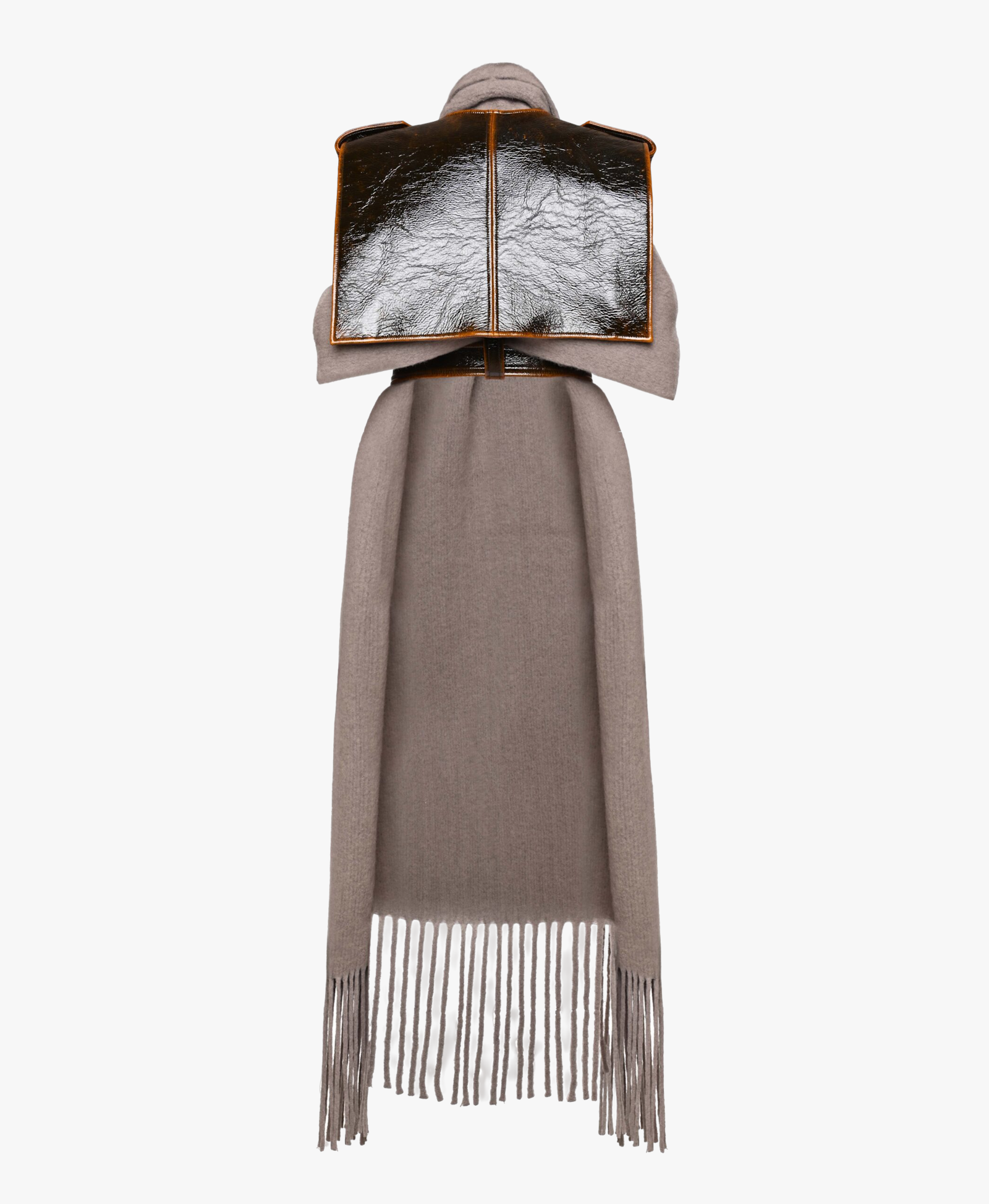 Two-piece poncho made by Maria Kokhia