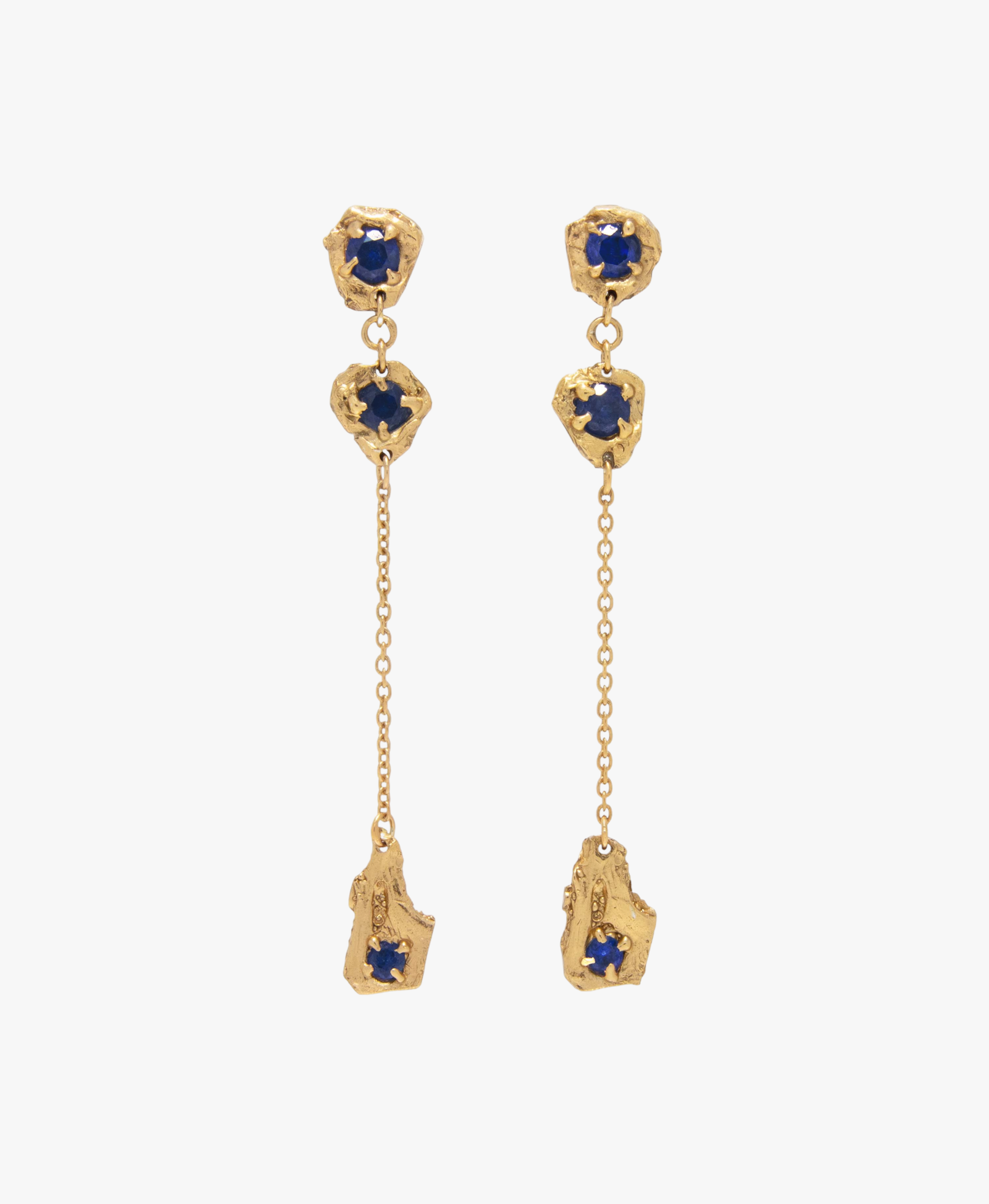 Naha Sapphire Earrings made by Loveness Lee