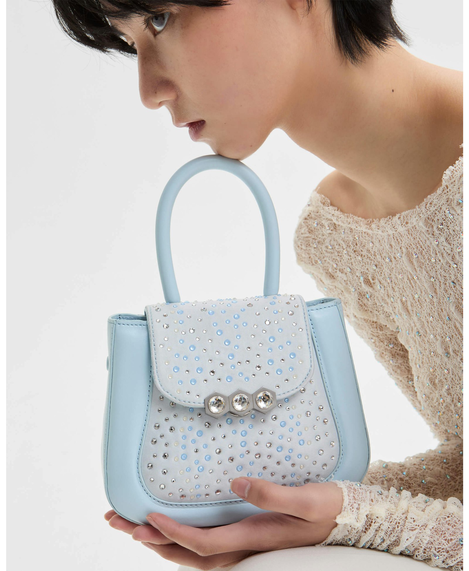 Mini Jill Crystal Baby Blue made by Mietis