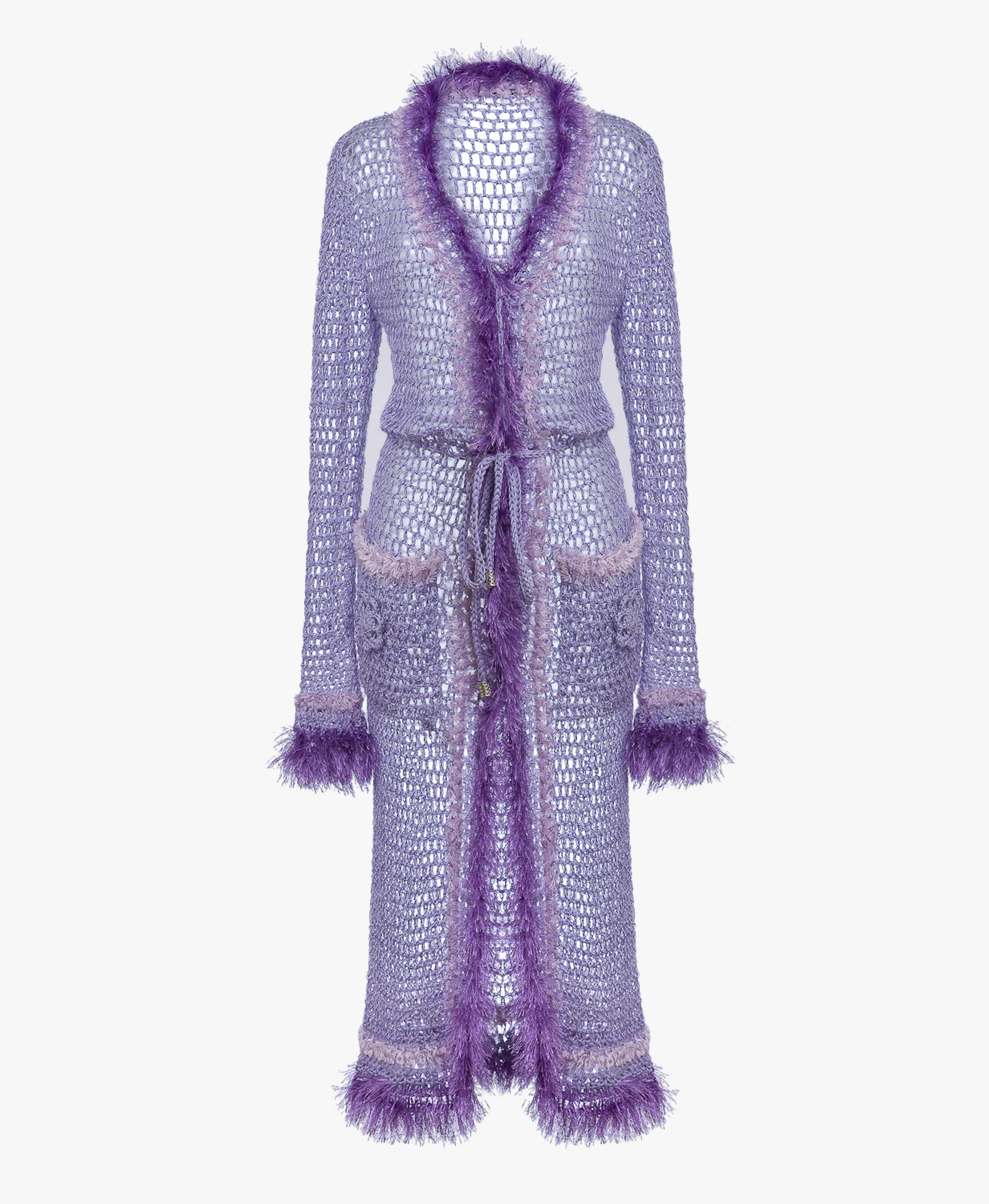 Camila Handmade Knit Cardigan-Dress made by ANDREEVA