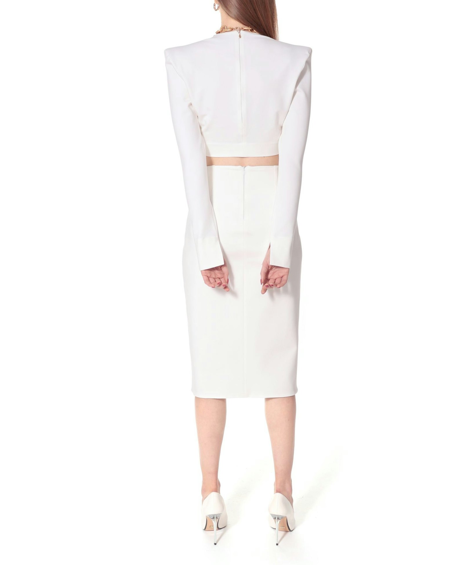 Blouse Zoey Ecru White in White made by HALEWSKI