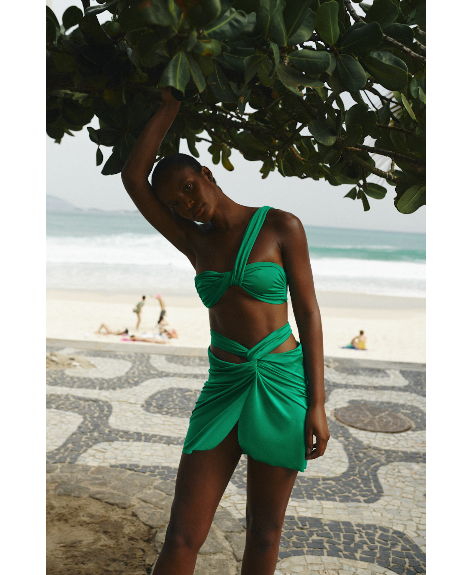 Maple Pareo in Green made by BAOBAB