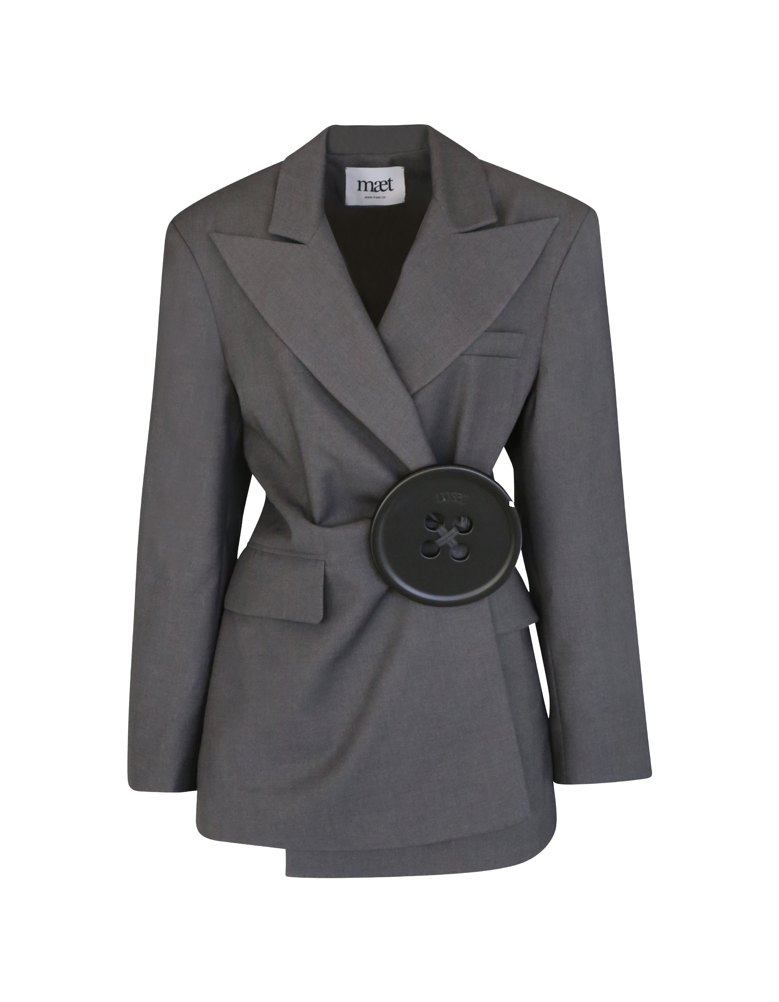 Maet Kopse Wool Jacket In Gray