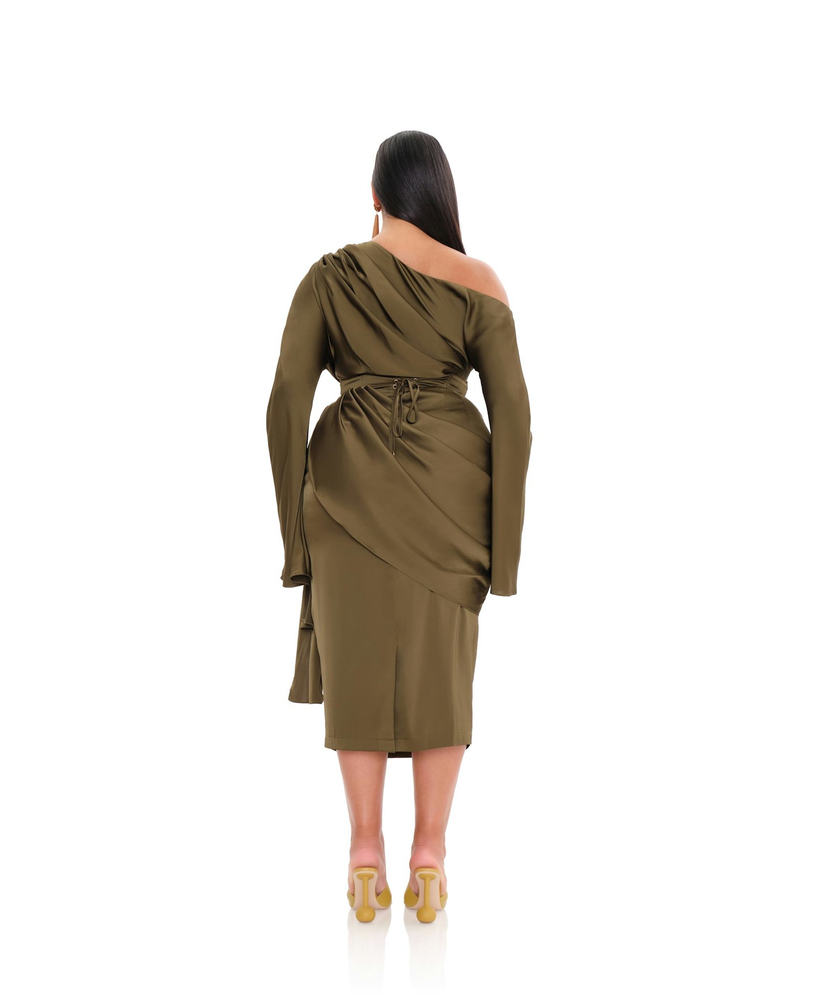 MATI BODYSUIT - OLIVE made by Andrea Iyamah