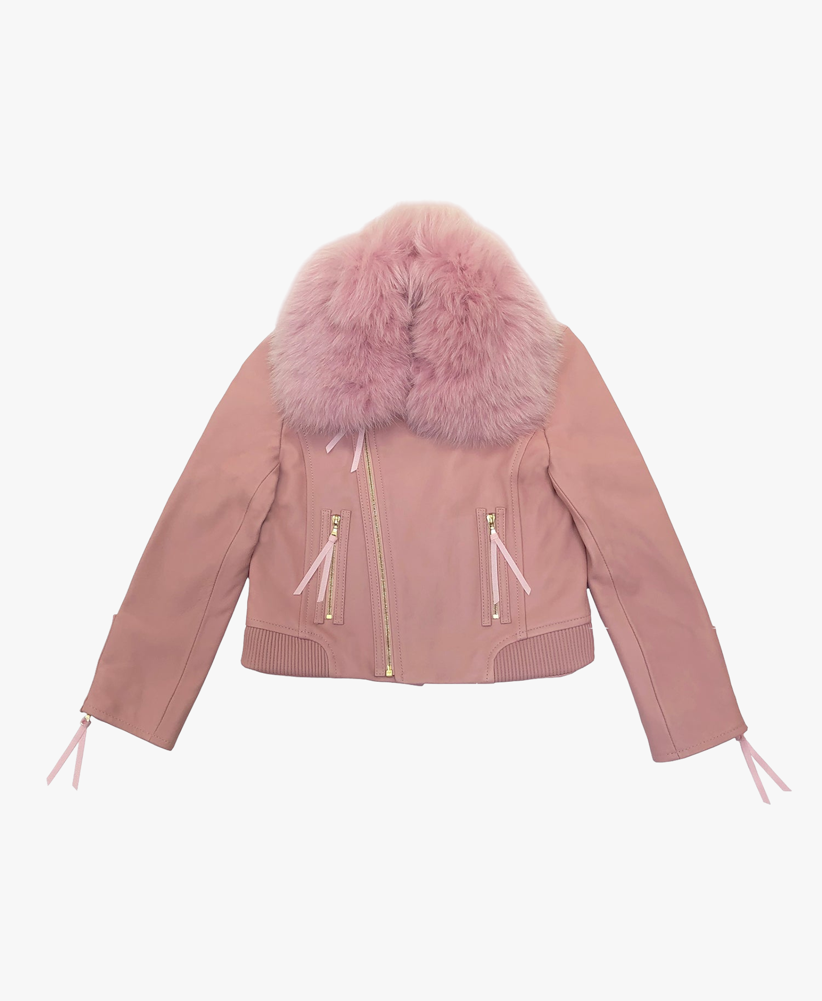 Lara Moto Jacket With Fur made by SEMSEM