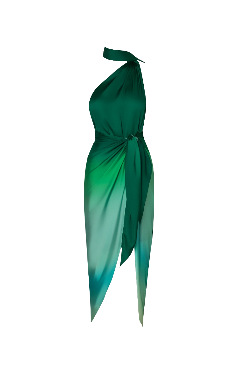 Shop Baobab Lora Dress In Green