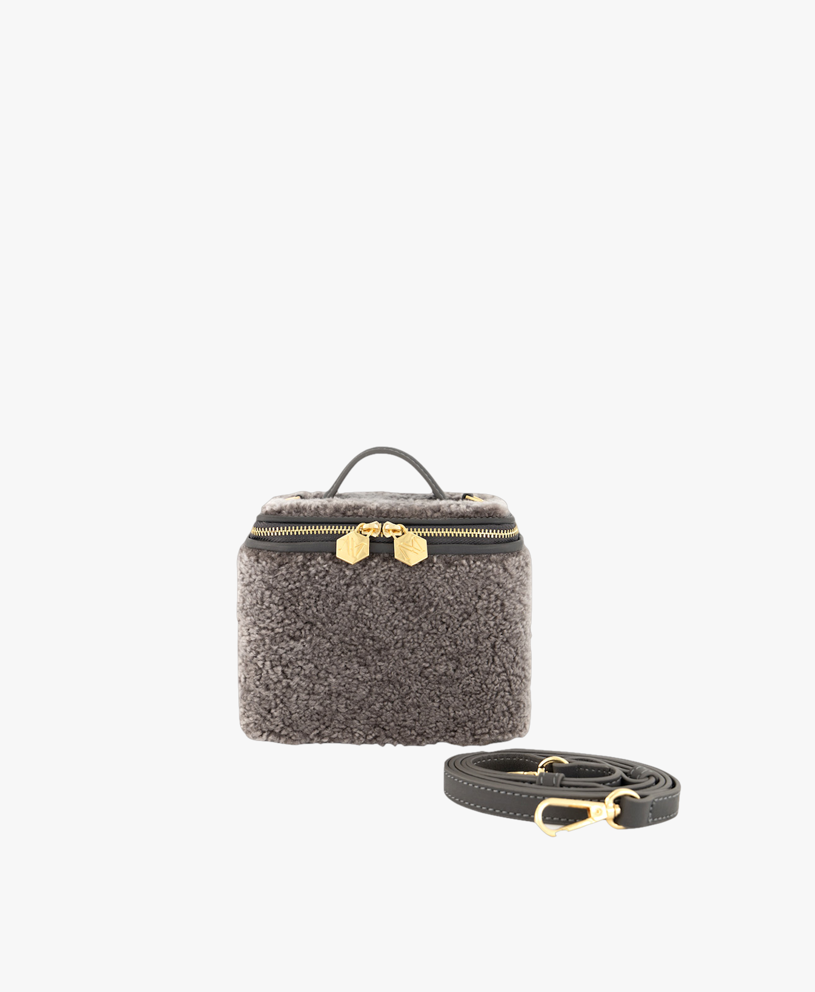 Betty Mini Fur Grey made by Maven Bag