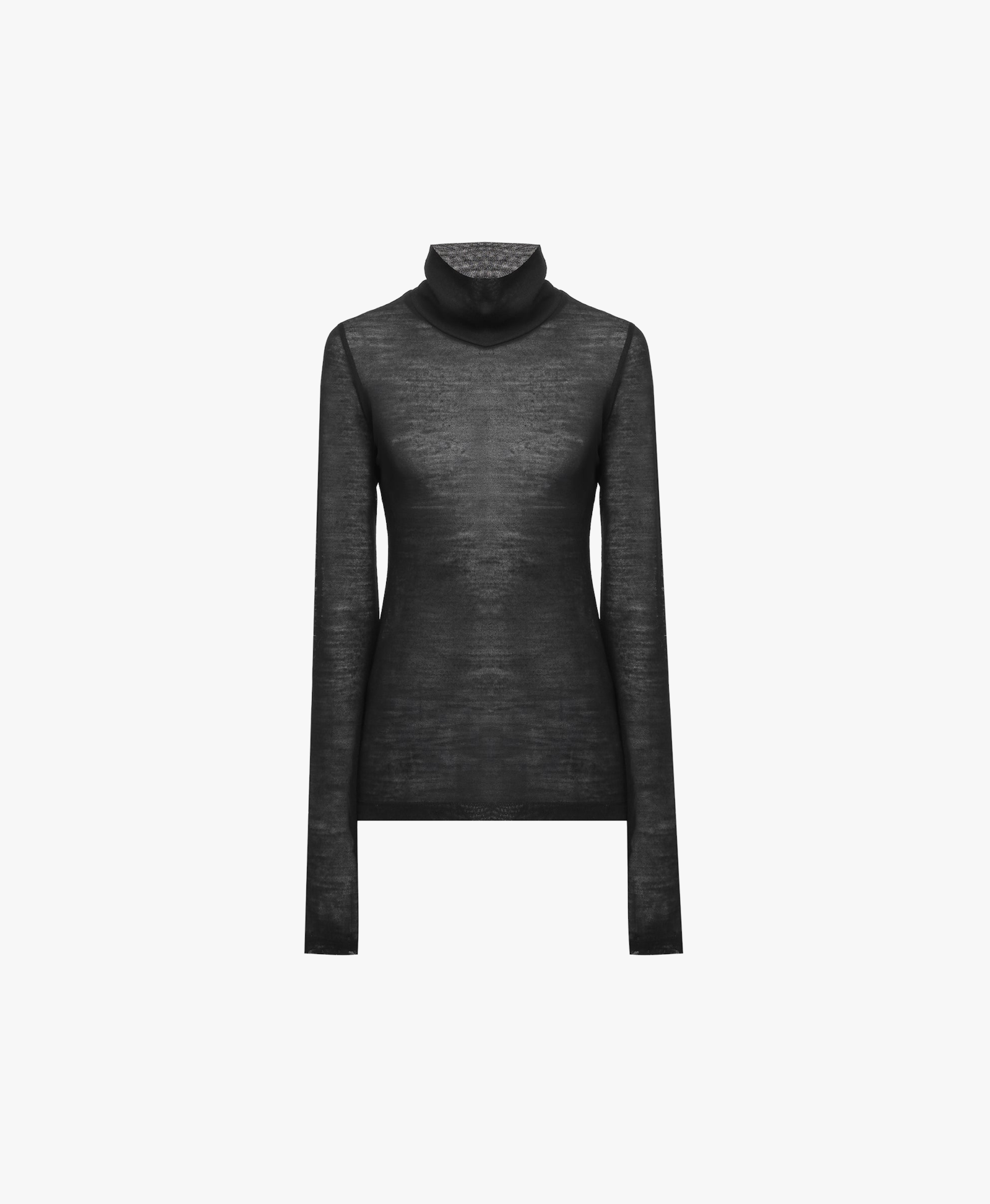 Turtleneck Long Sleeve Black made by A.M.G
