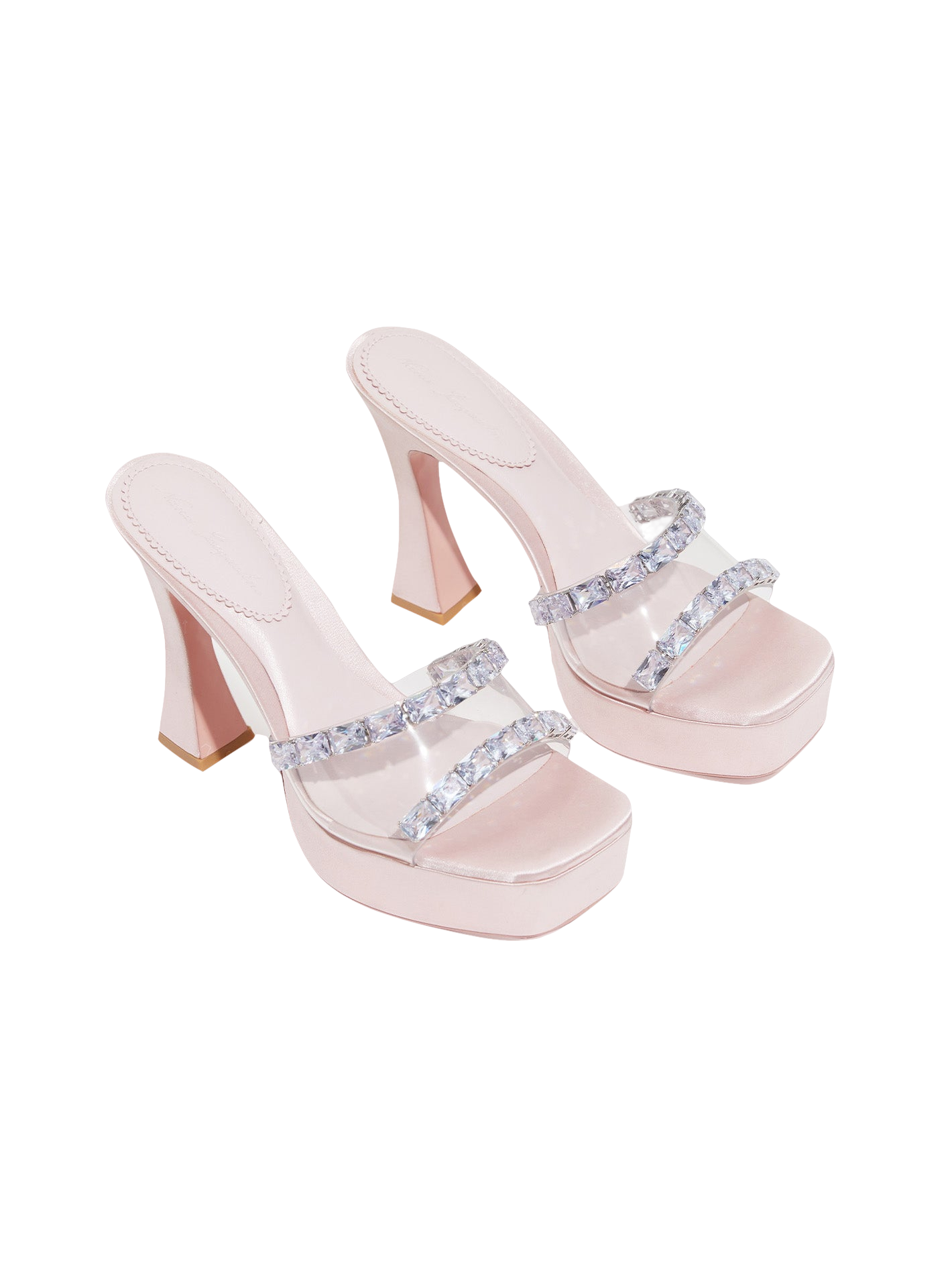 Nana Jacqueline Mirabel Diamond Heels (pink)