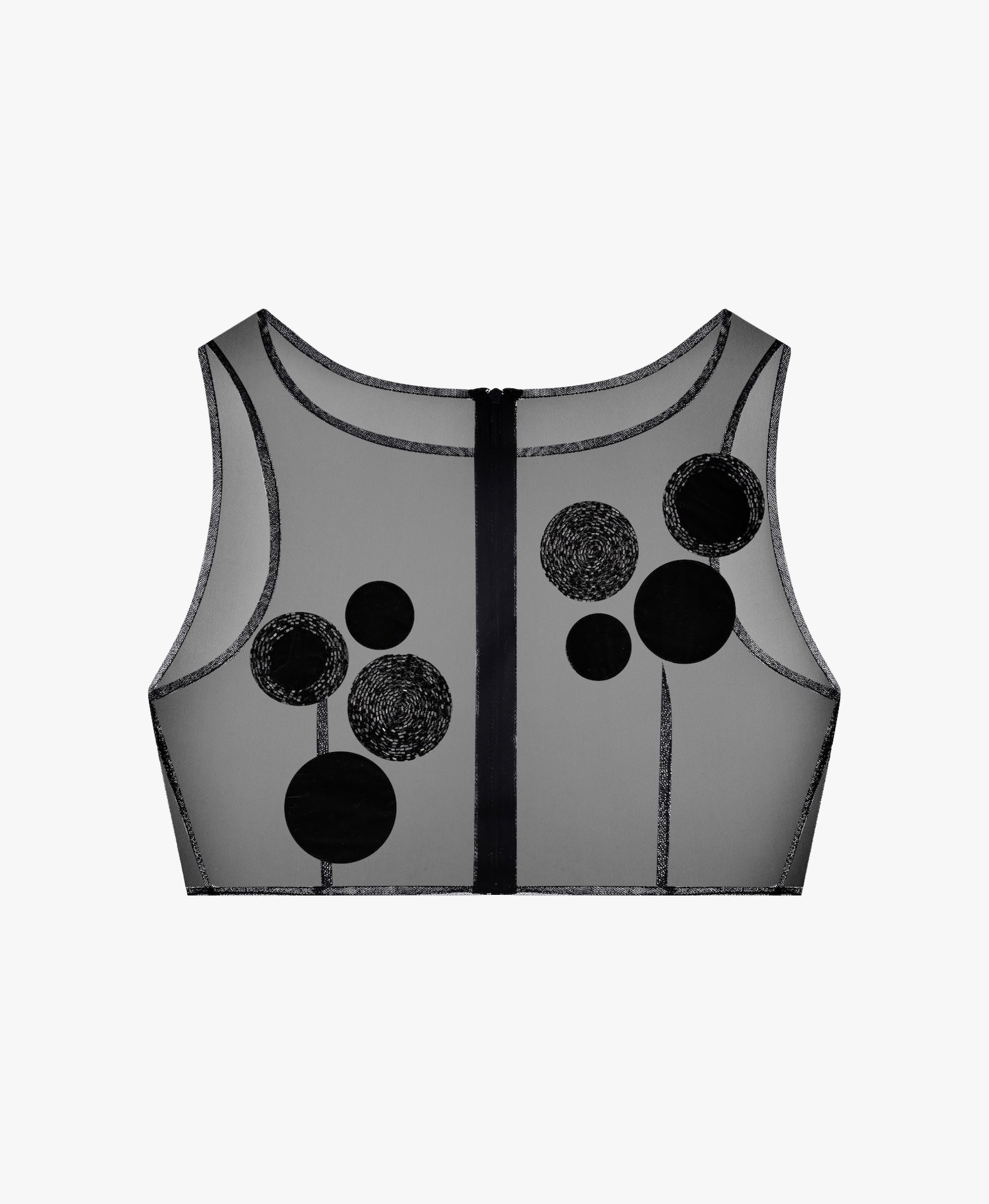 Embroidered Mesh Top made by NDS The Label