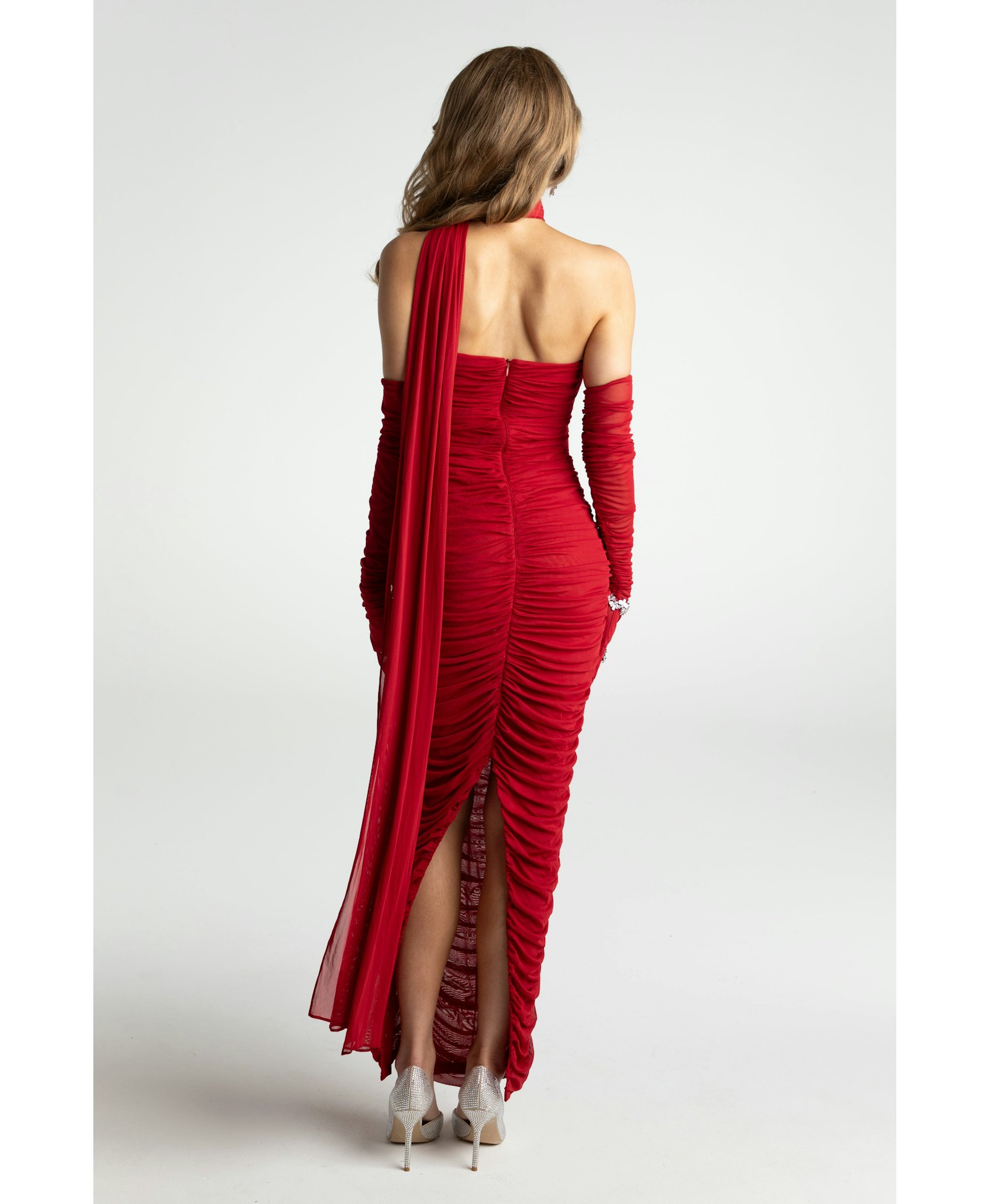 Kimberly Dress (Red) in Red made by Nana Jacqueline