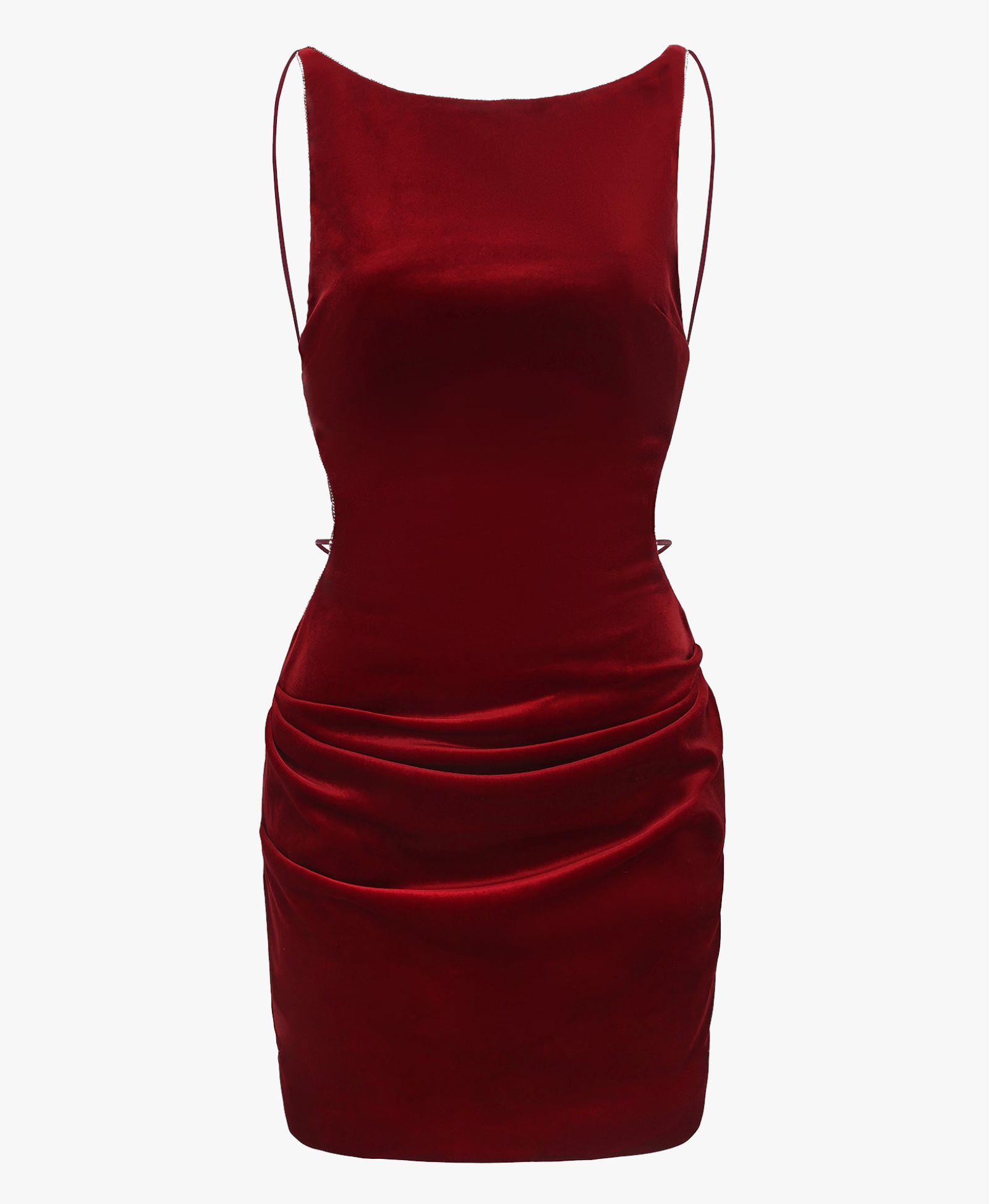 Lucia Velvet Dress (Red) made by Nana Jacqueline