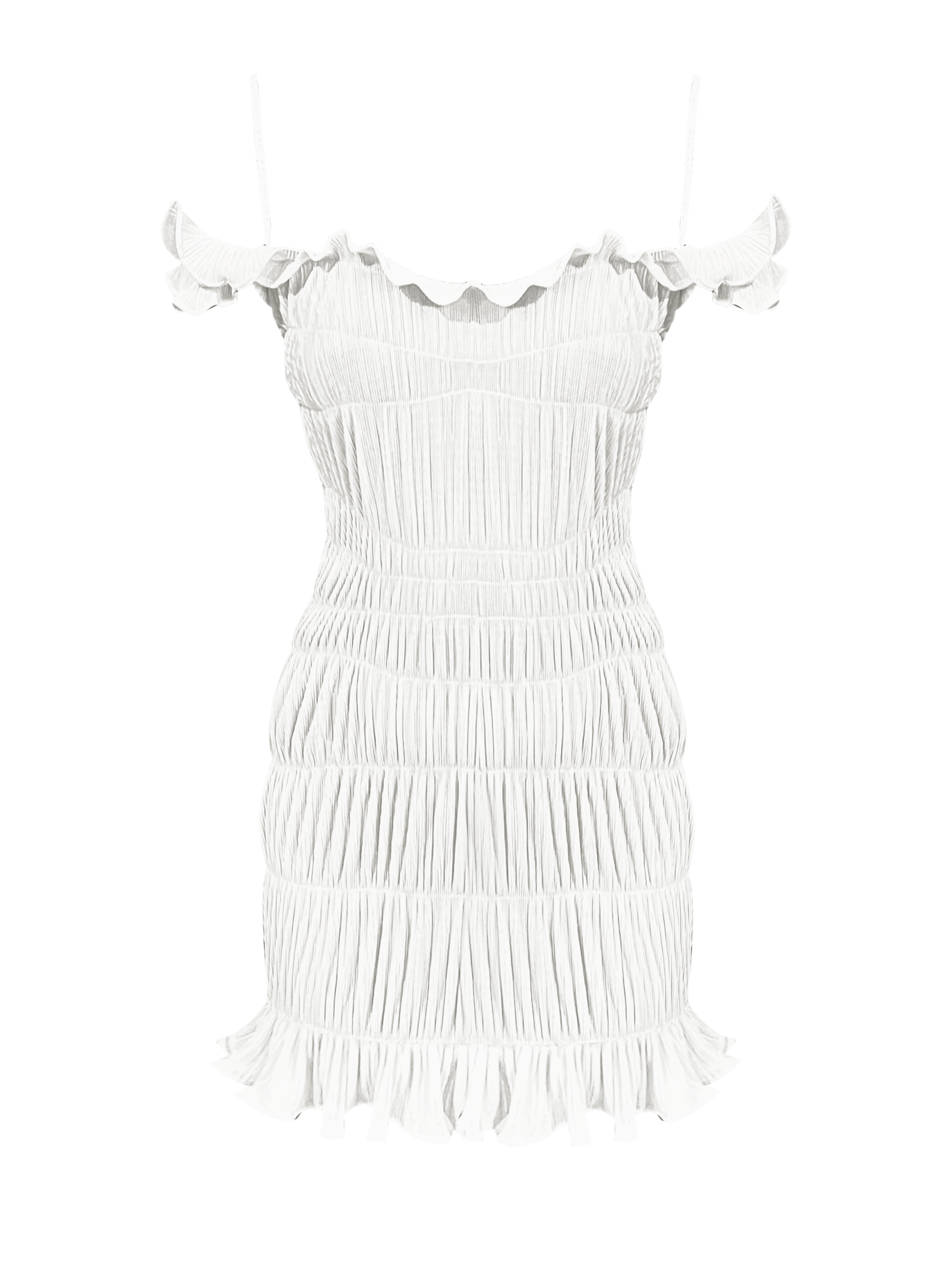 Georgia Hardinge Indra Mini Dress In White
