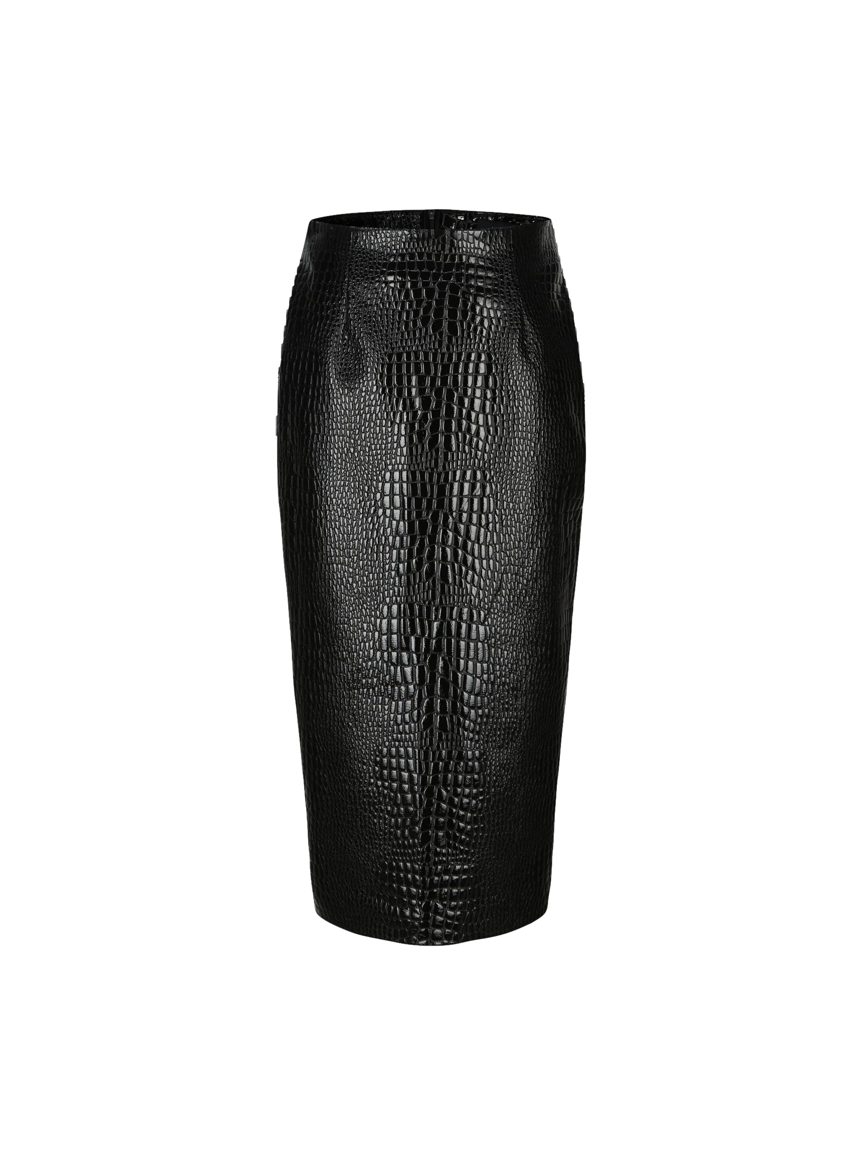 Nana Jacqueline Brittany Leather Skirt In Black