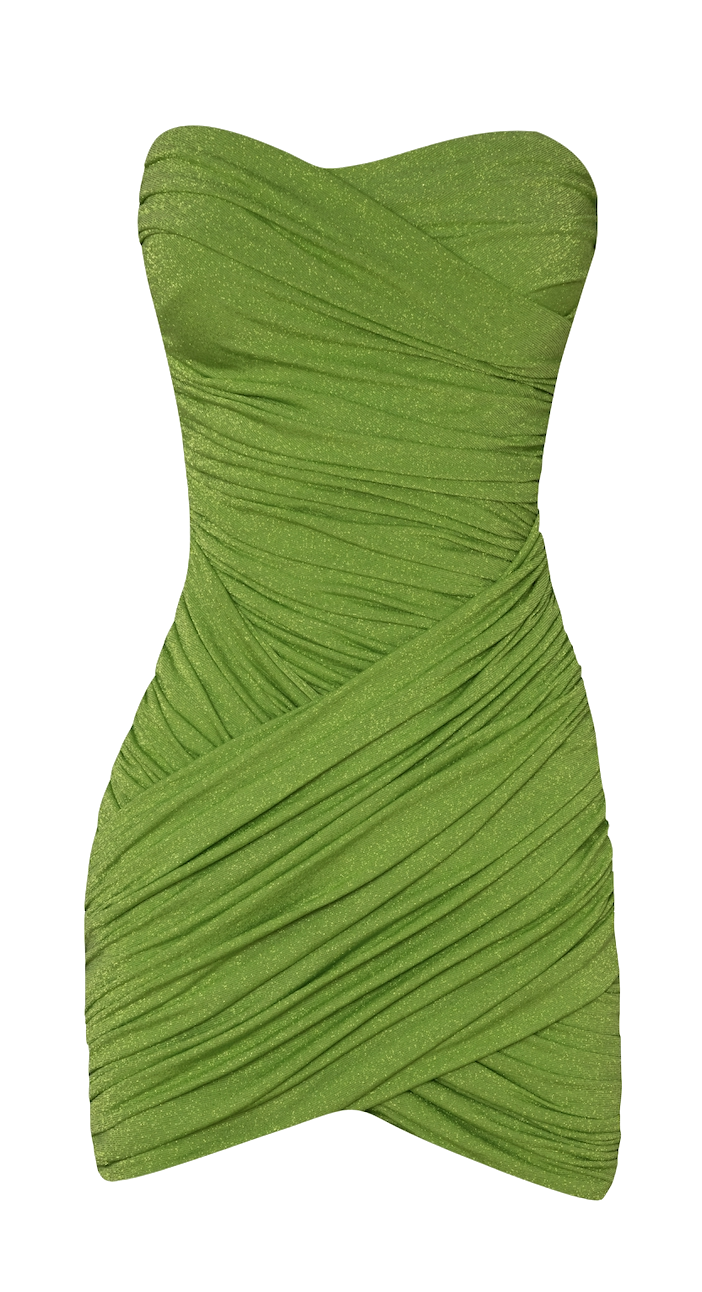Baobab Irene Mini Dress In Green
