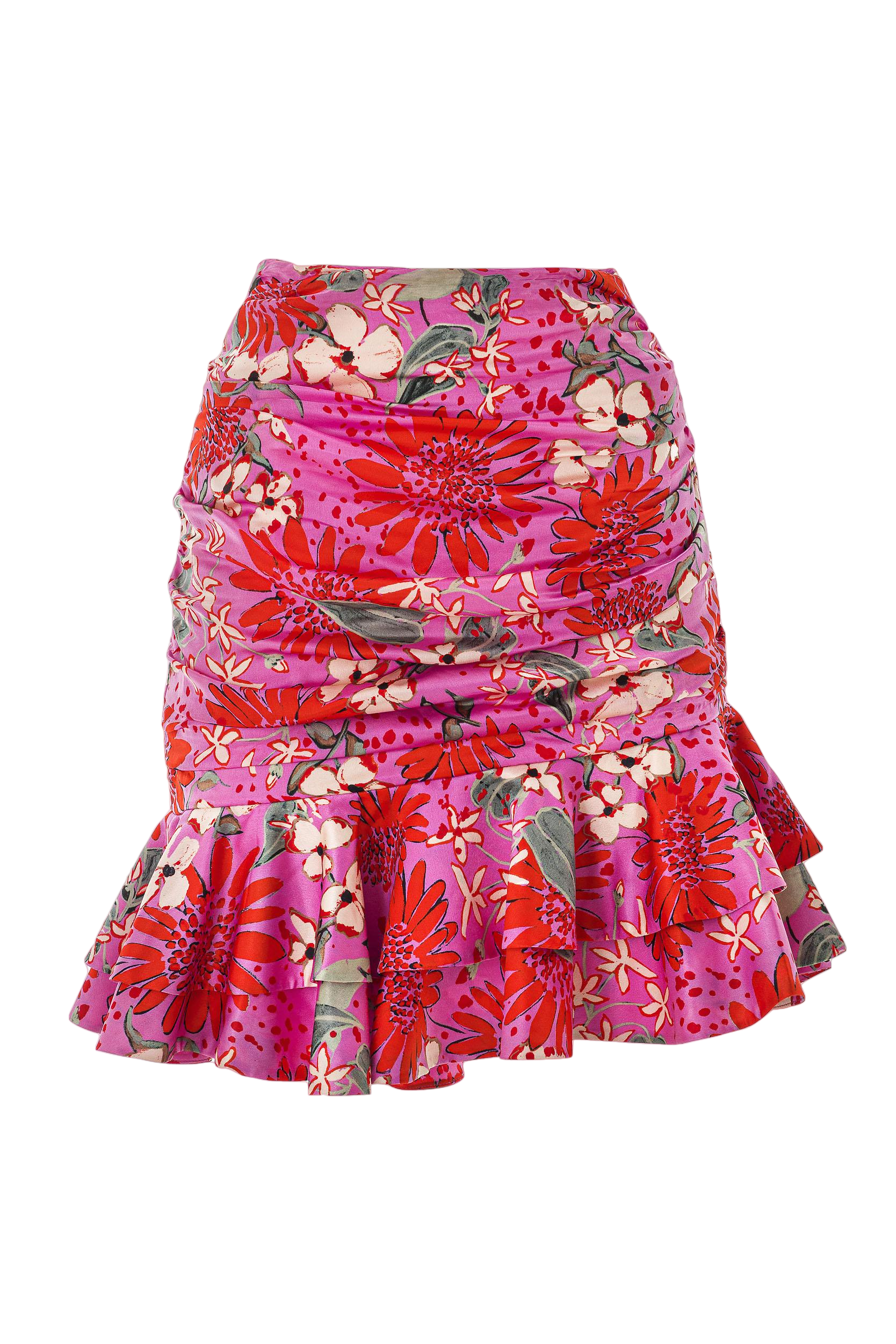 Lita Couture Summer Bouquet Mini Ruffle Skirt