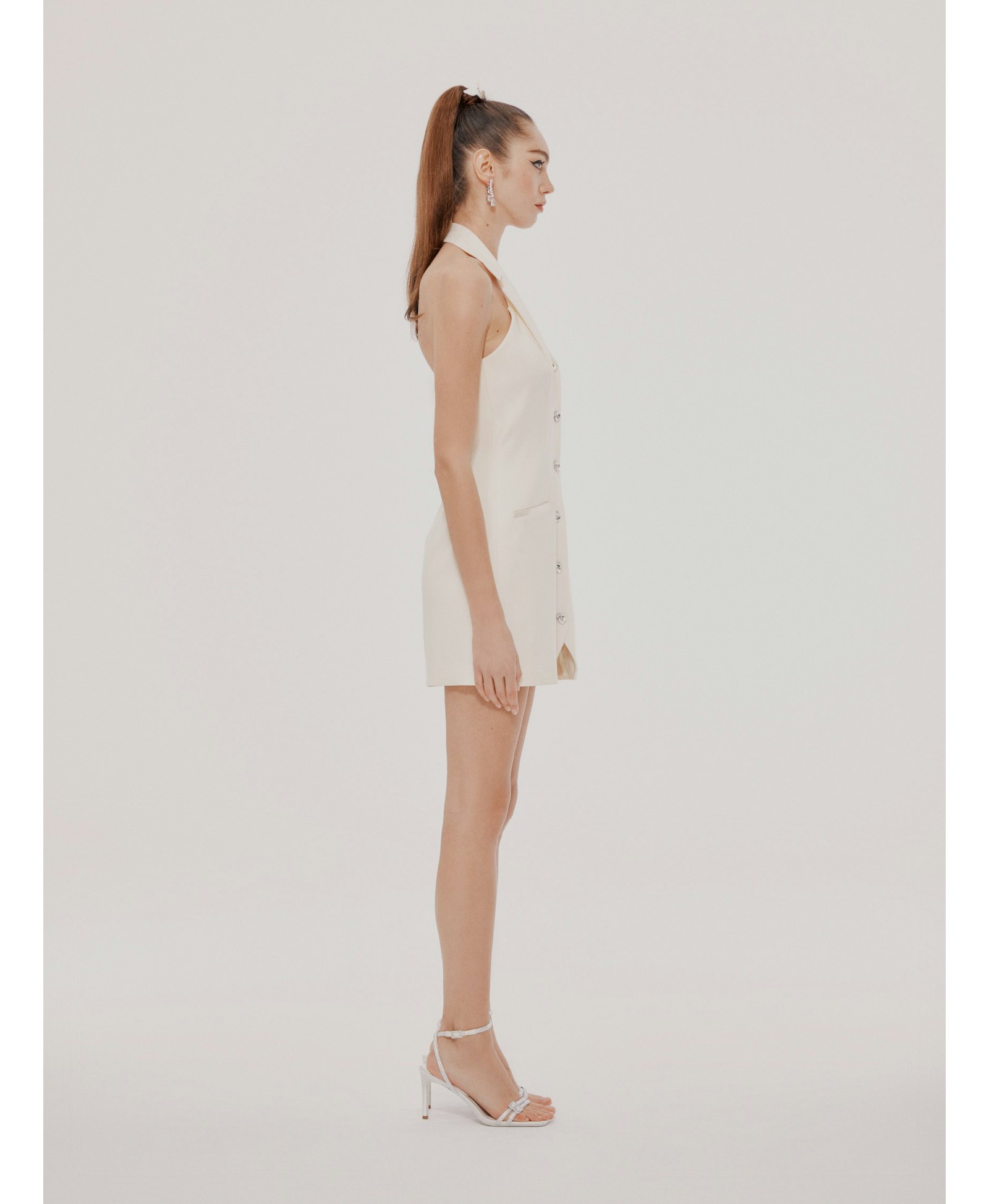 White Ciana Dress (Final Sale) made by Nana Jacqueline