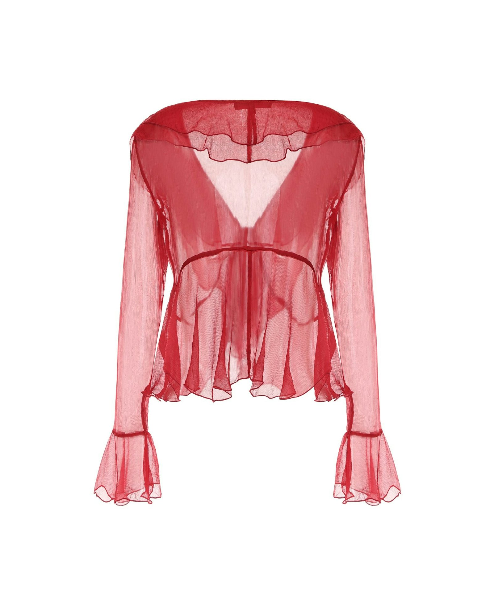 Annika Cardigan (Red) made by Nana Jacqueline