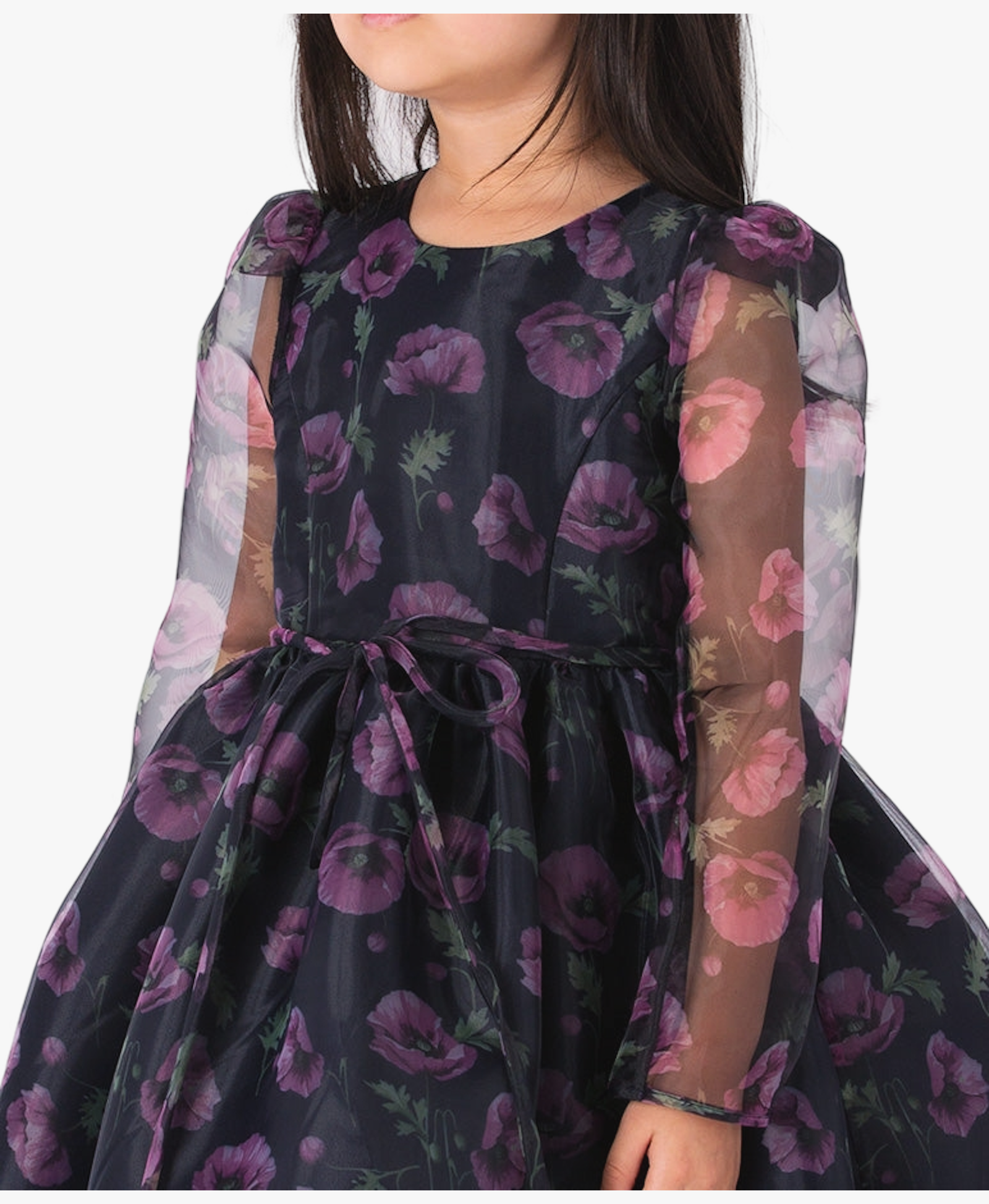 Floral Organza Girls Dress made by Mama Luma