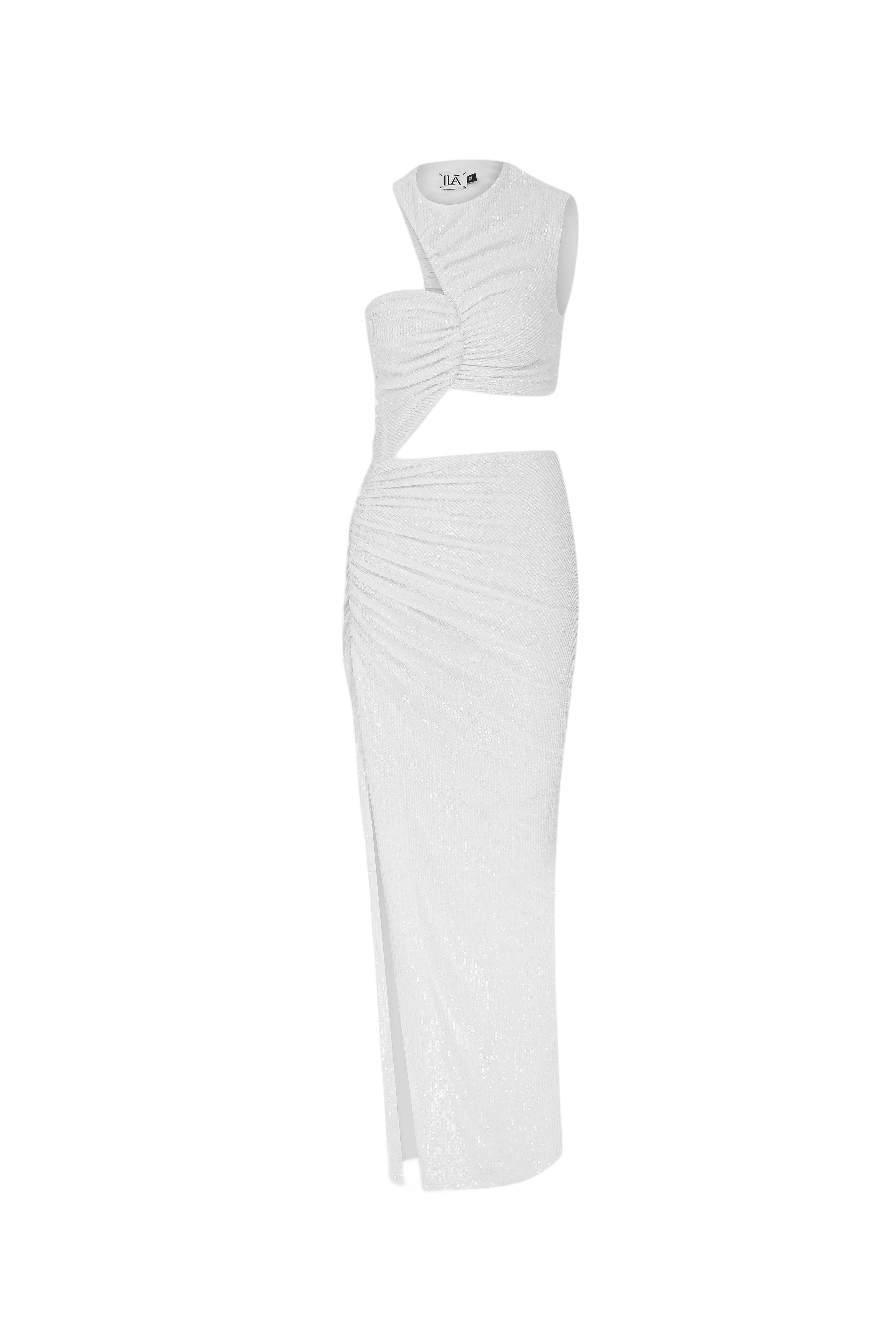 Ila Blair-sequin Dress With Side Slit