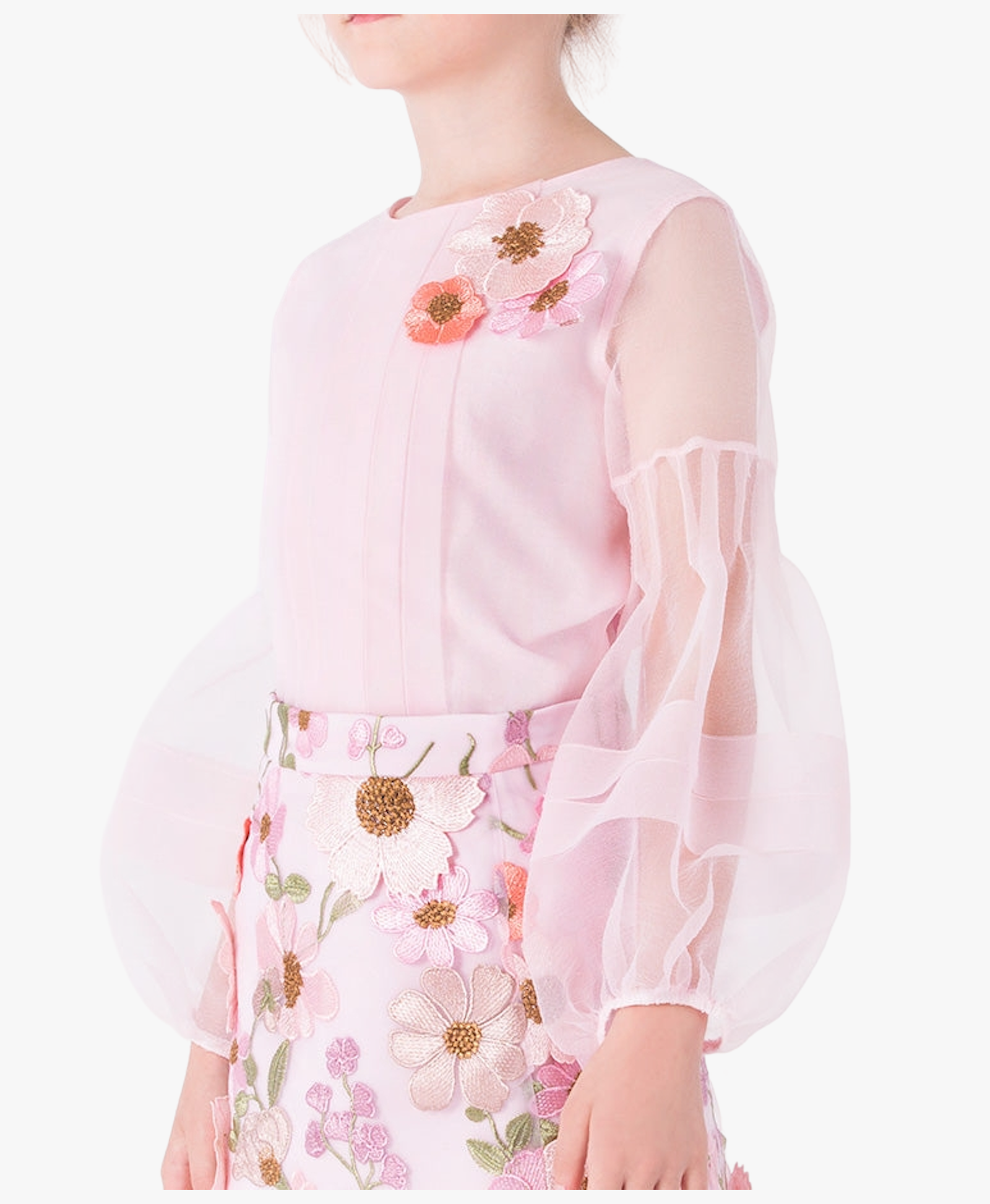 Exquisite Flowers Girls Outfit | 2 Pieces made by Mama Luma