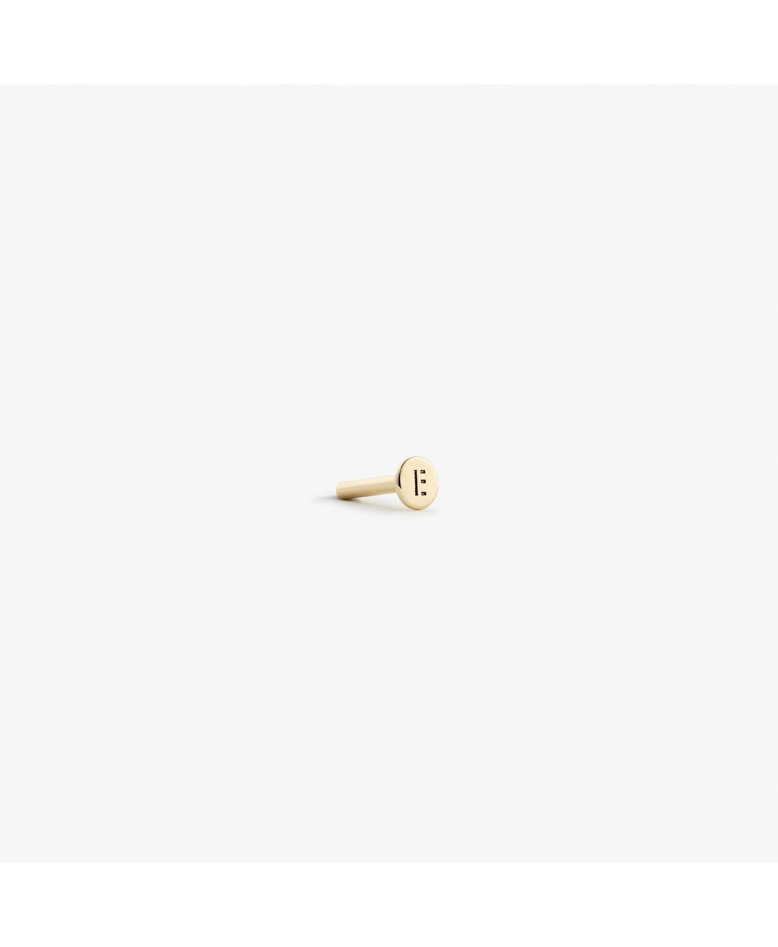 POISE AND PASSION LABRET - MARQUISE CUT RUBY - YELLOW GOLD made by ENNUI