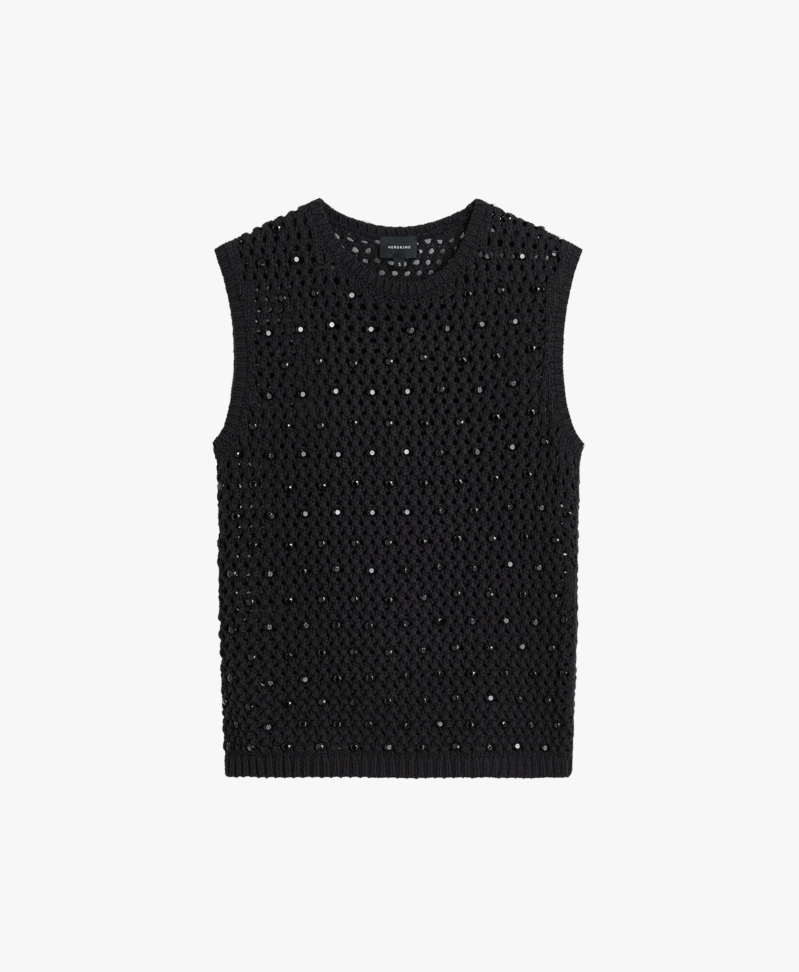 Sonny Knit Top - Black made by HERSKIND