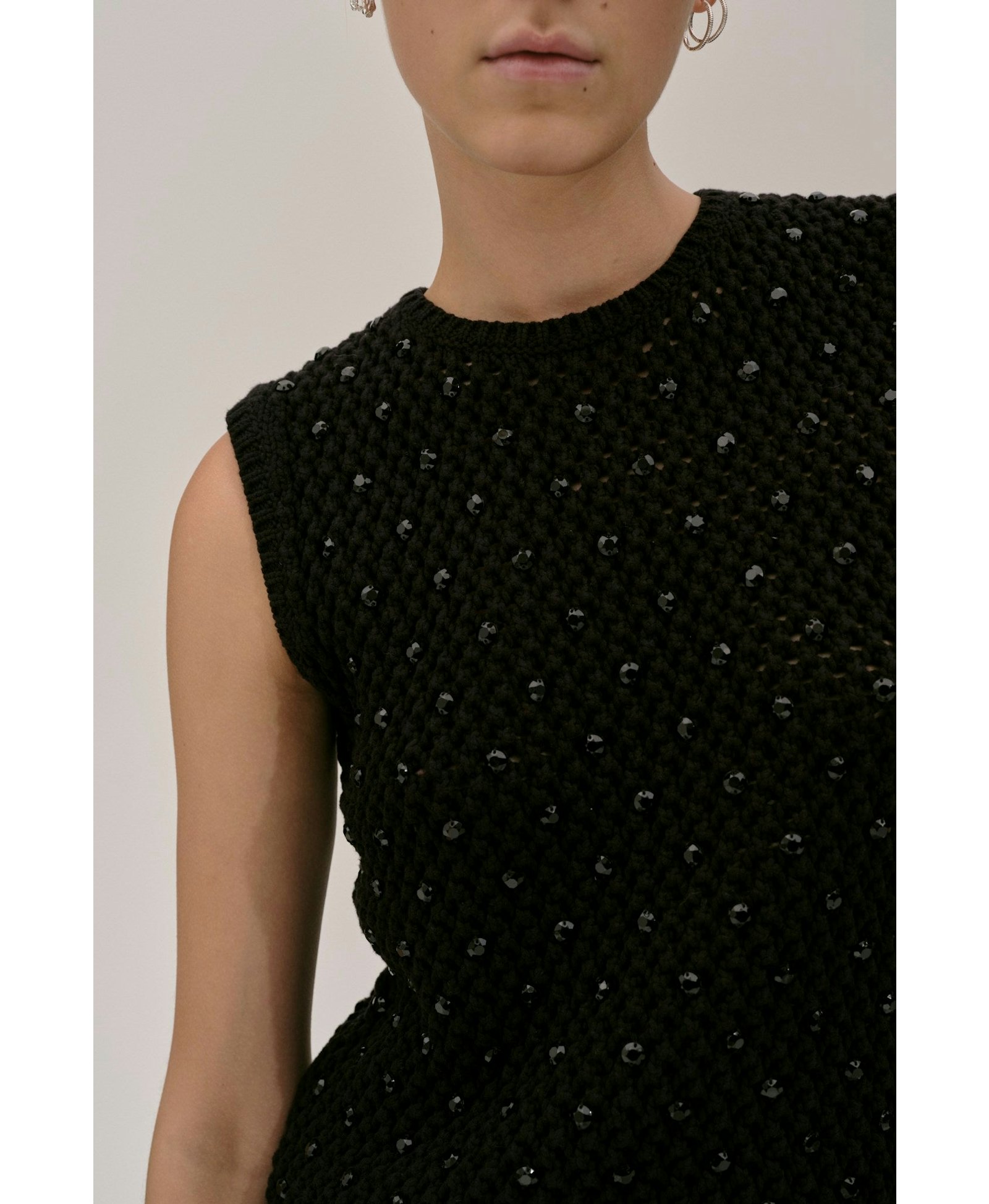 Sonny Knit Top - Black made by HERSKIND