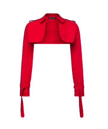 Divalo Rewa Crop Trench In Red