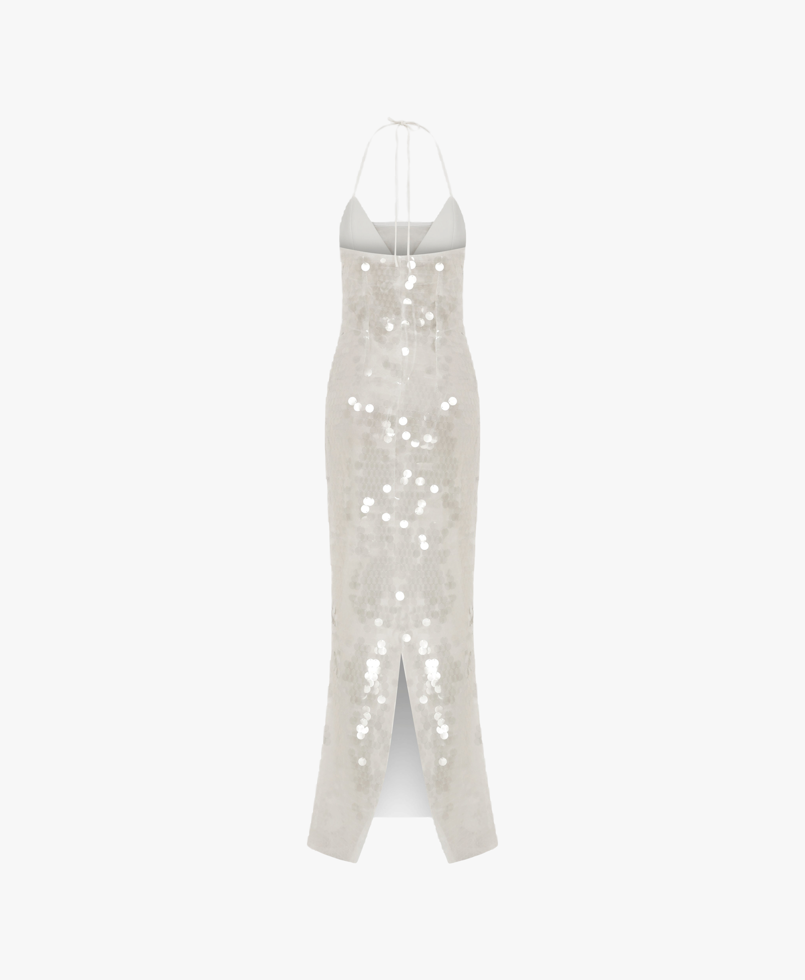 WINSLET - Strapless maxi dress with bikini top in Silver made by ILA
