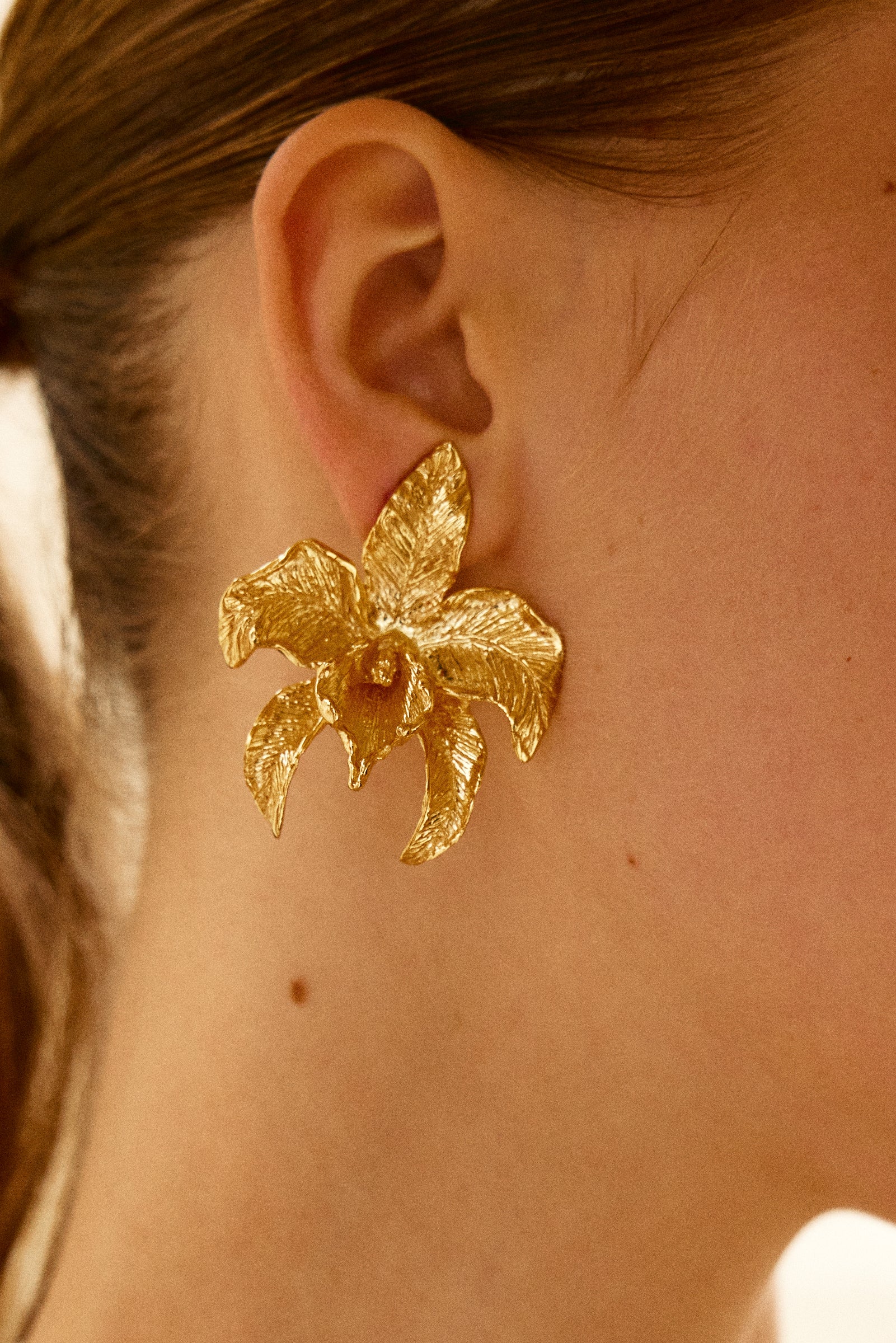 Shop Christie Nicolaides Agatha Earrings Gold