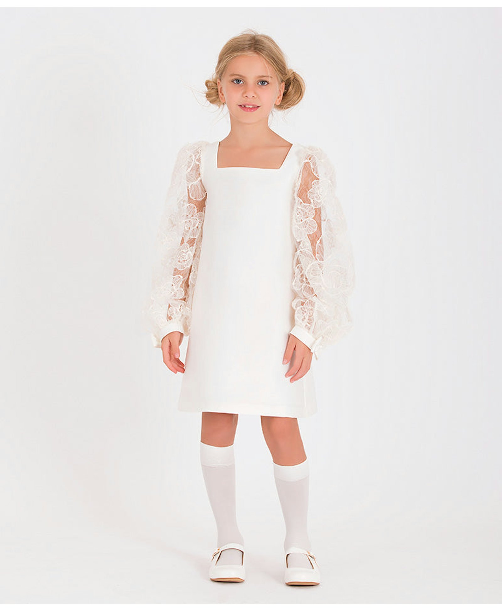 Lace Sleeve Dress made by Mama Luma