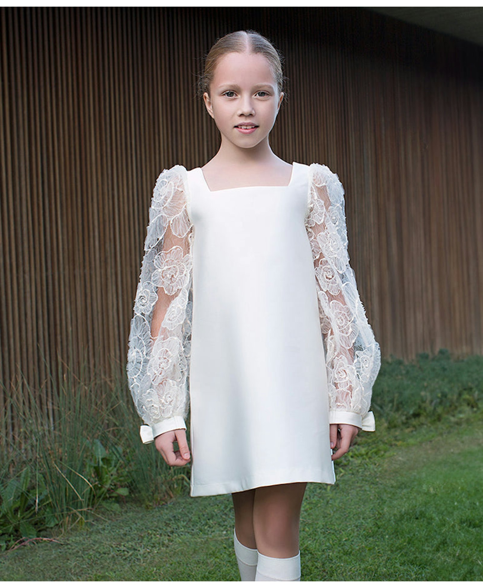 Lace Sleeve Dress made by Mama Luma