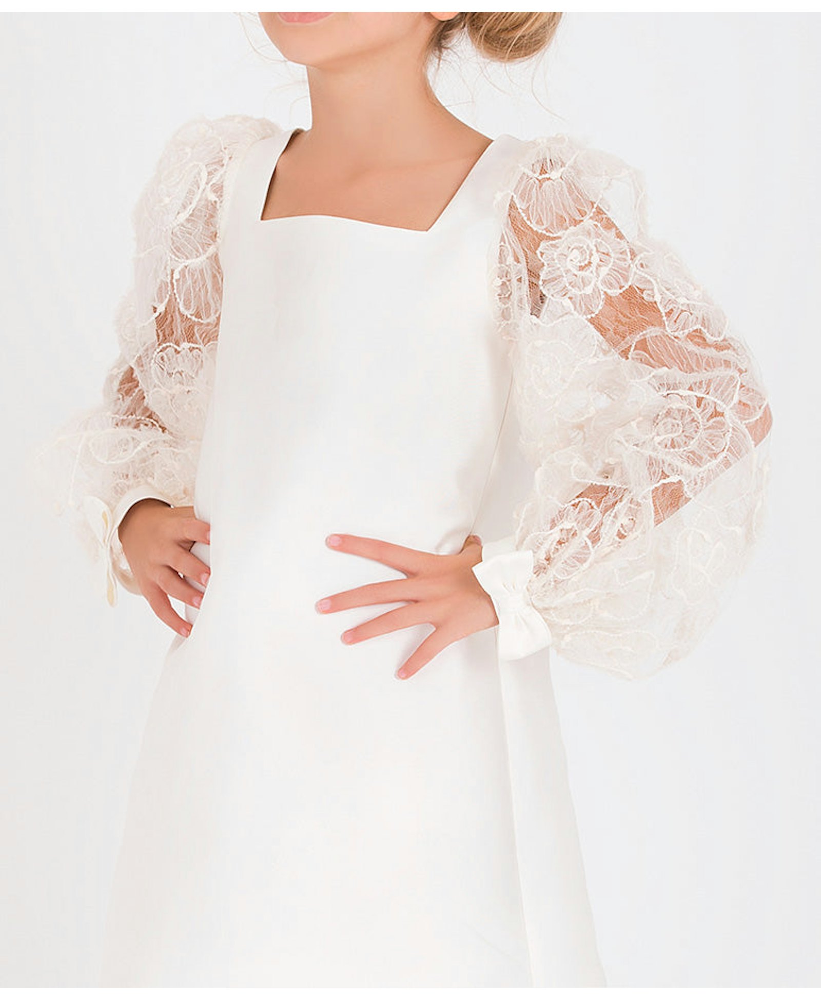 Lace Sleeve Dress made by Mama Luma