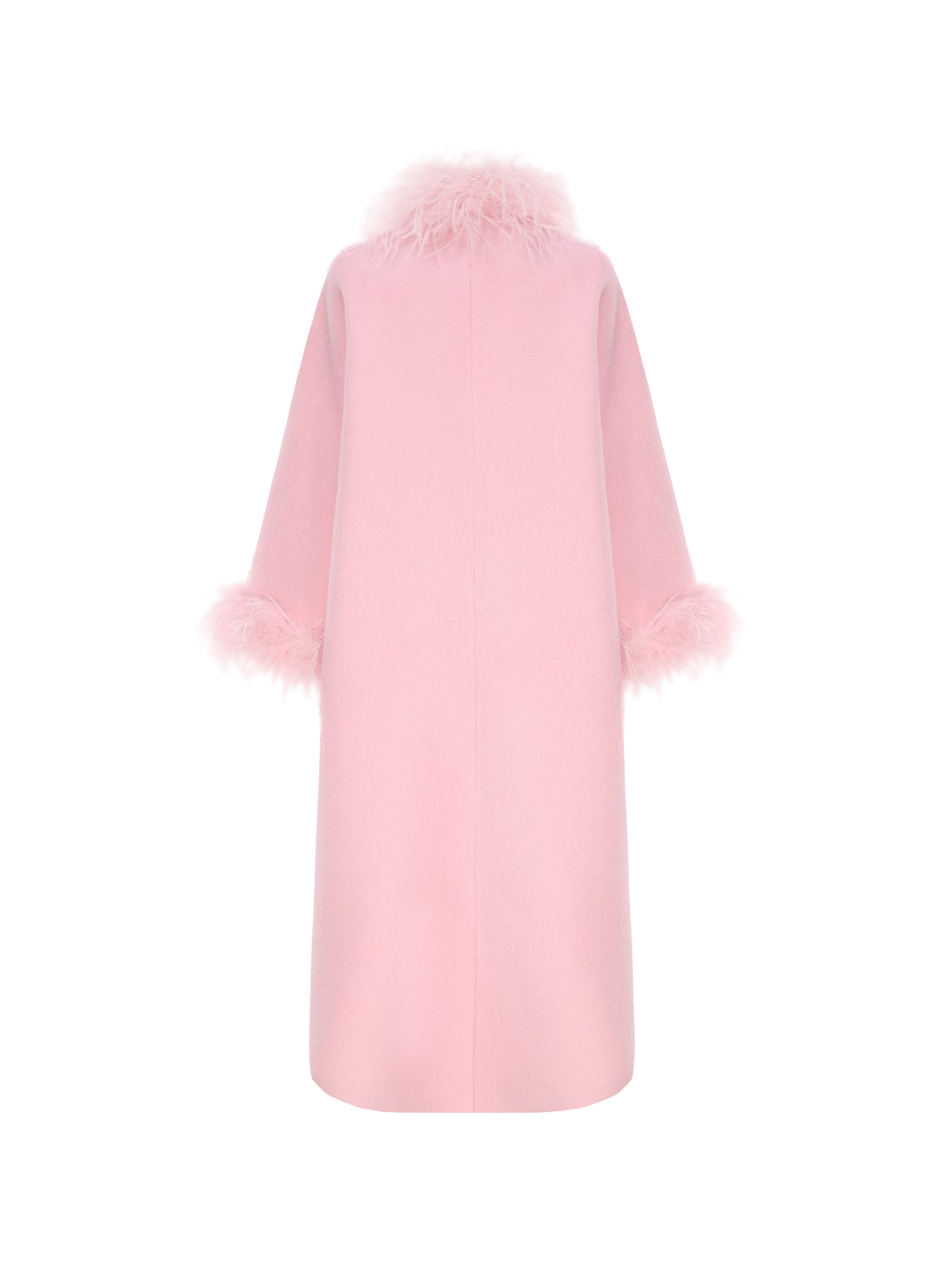 Shop Nana Jacqueline Nina Feather Coat (pink)
