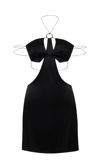 Divalo Emma Mini Dress In Black