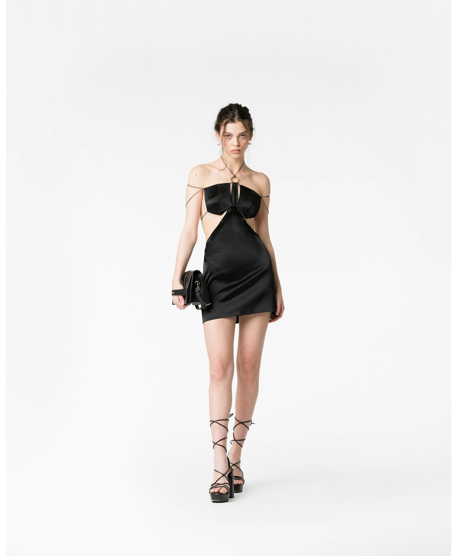 Emma mini dress in Black made by DIVALO