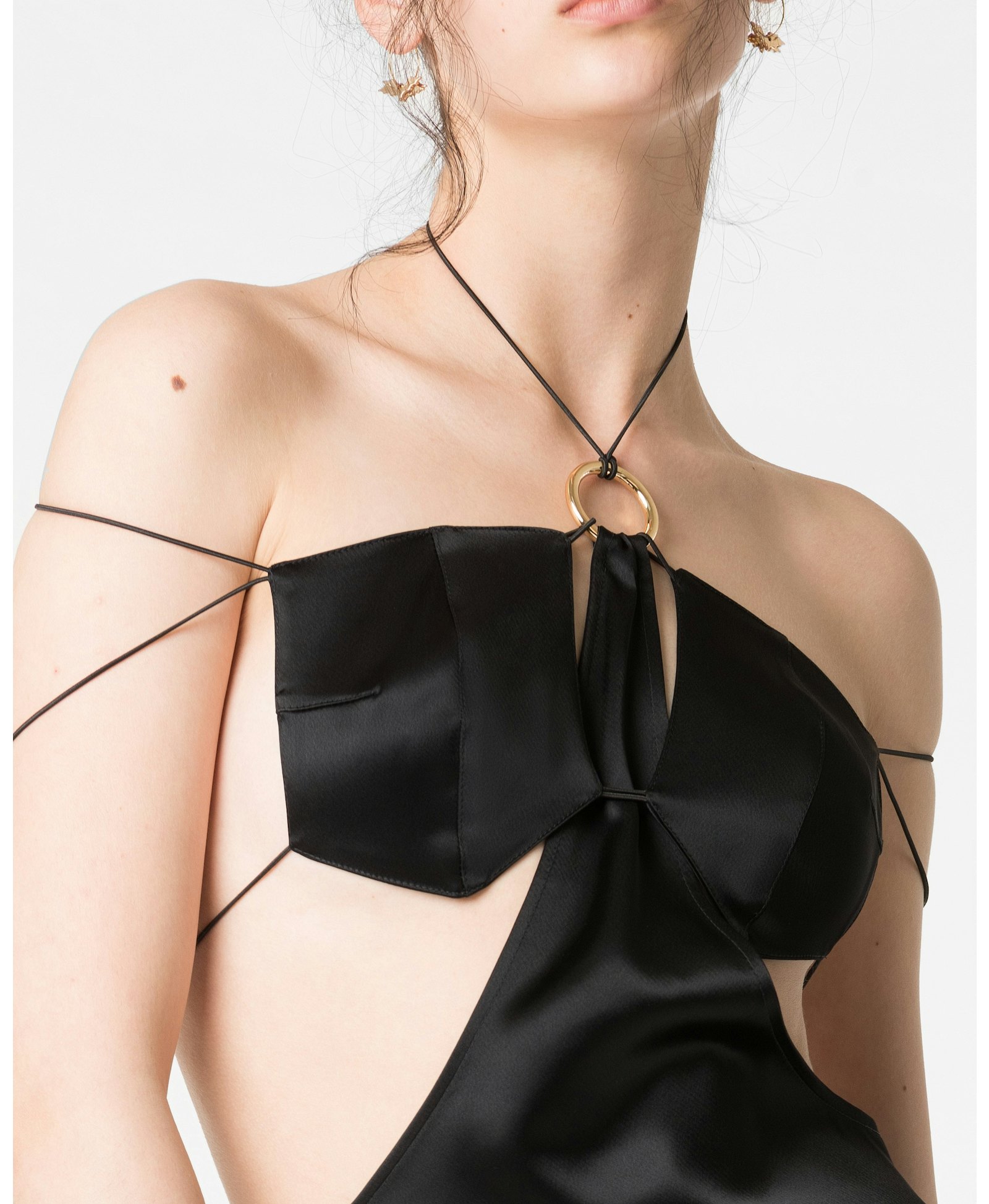 Emma mini dress in Black made by DIVALO