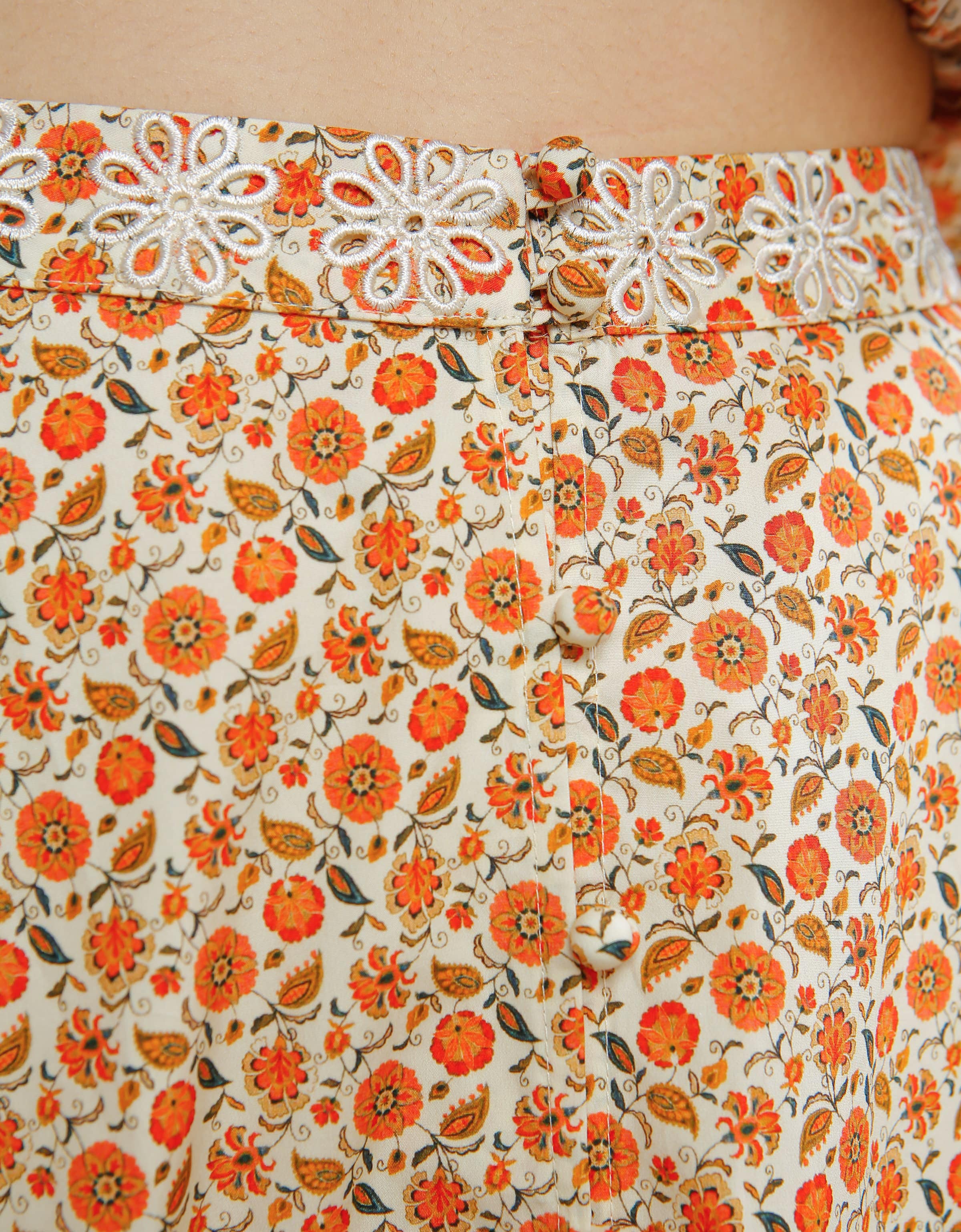 Shop Ixiah Desert Flower Skirt
