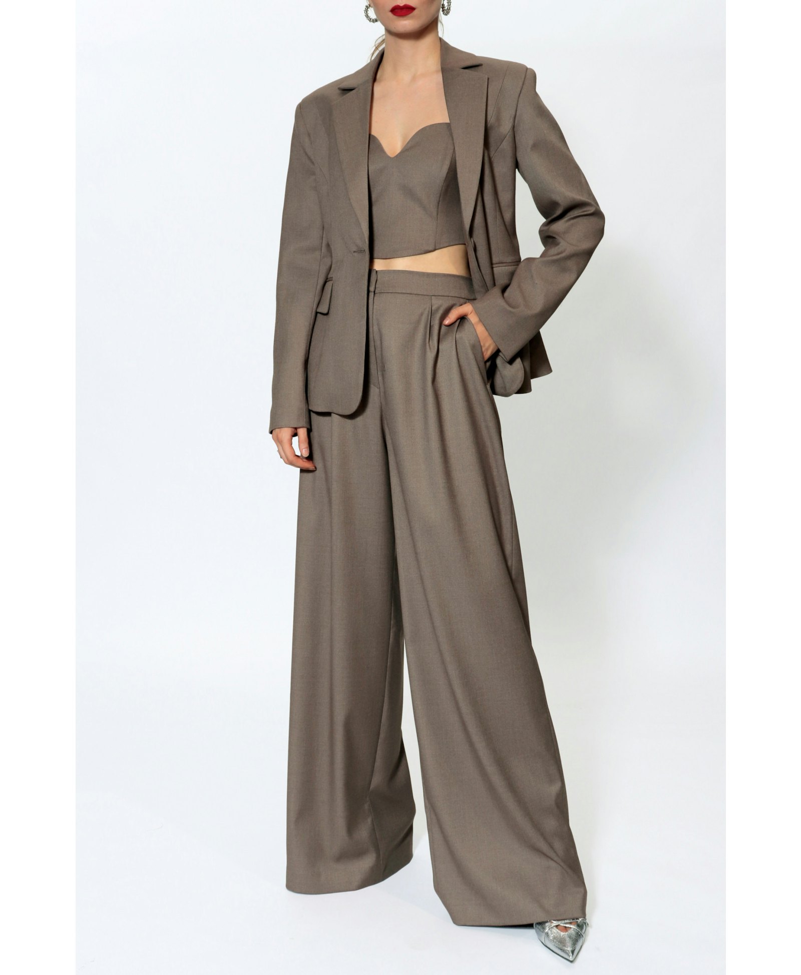 Blazer Bonnie Brown Melange made by HALEWSKI