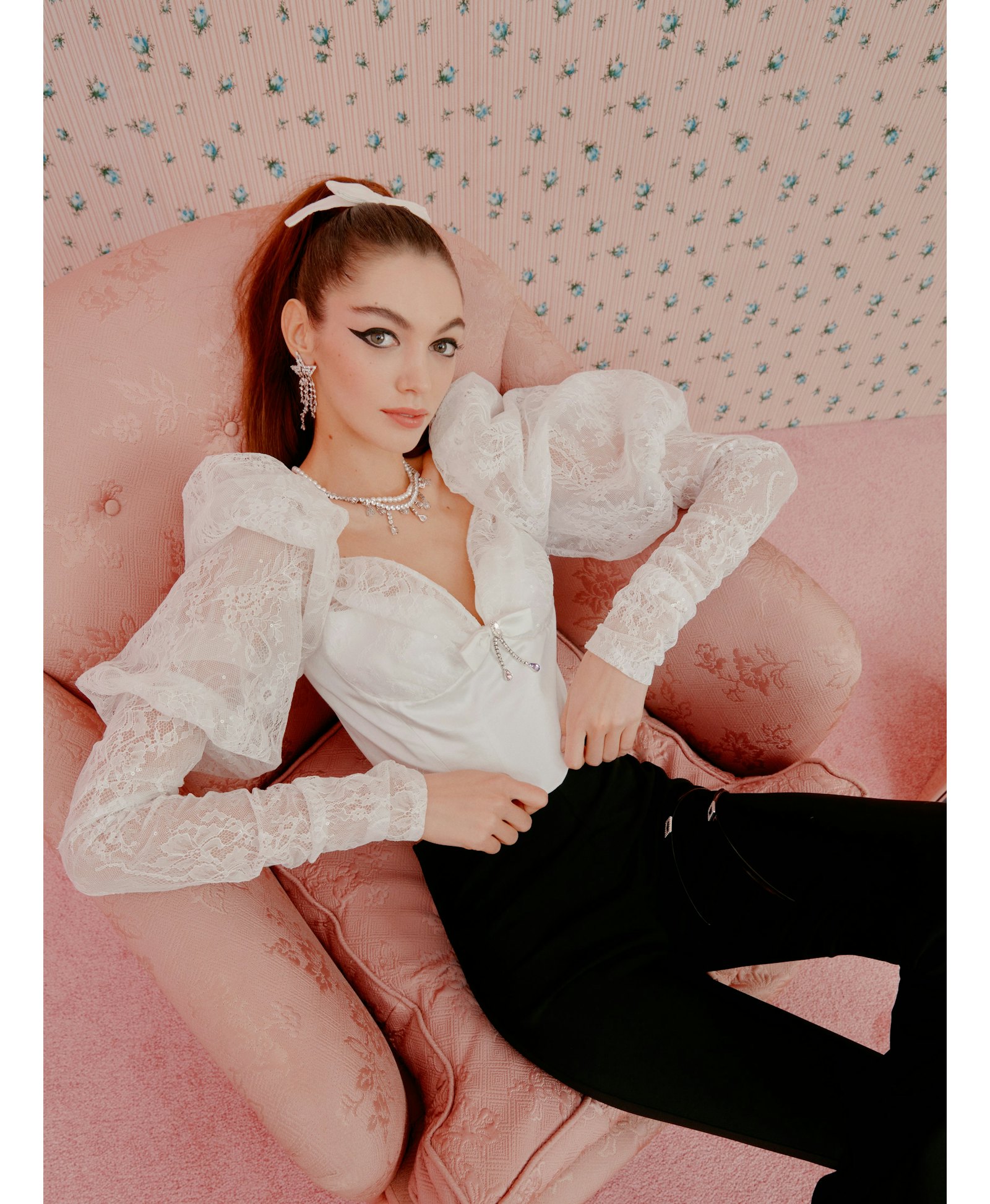 Alessandra Top (Final Sale) in White made by Nana Jacqueline