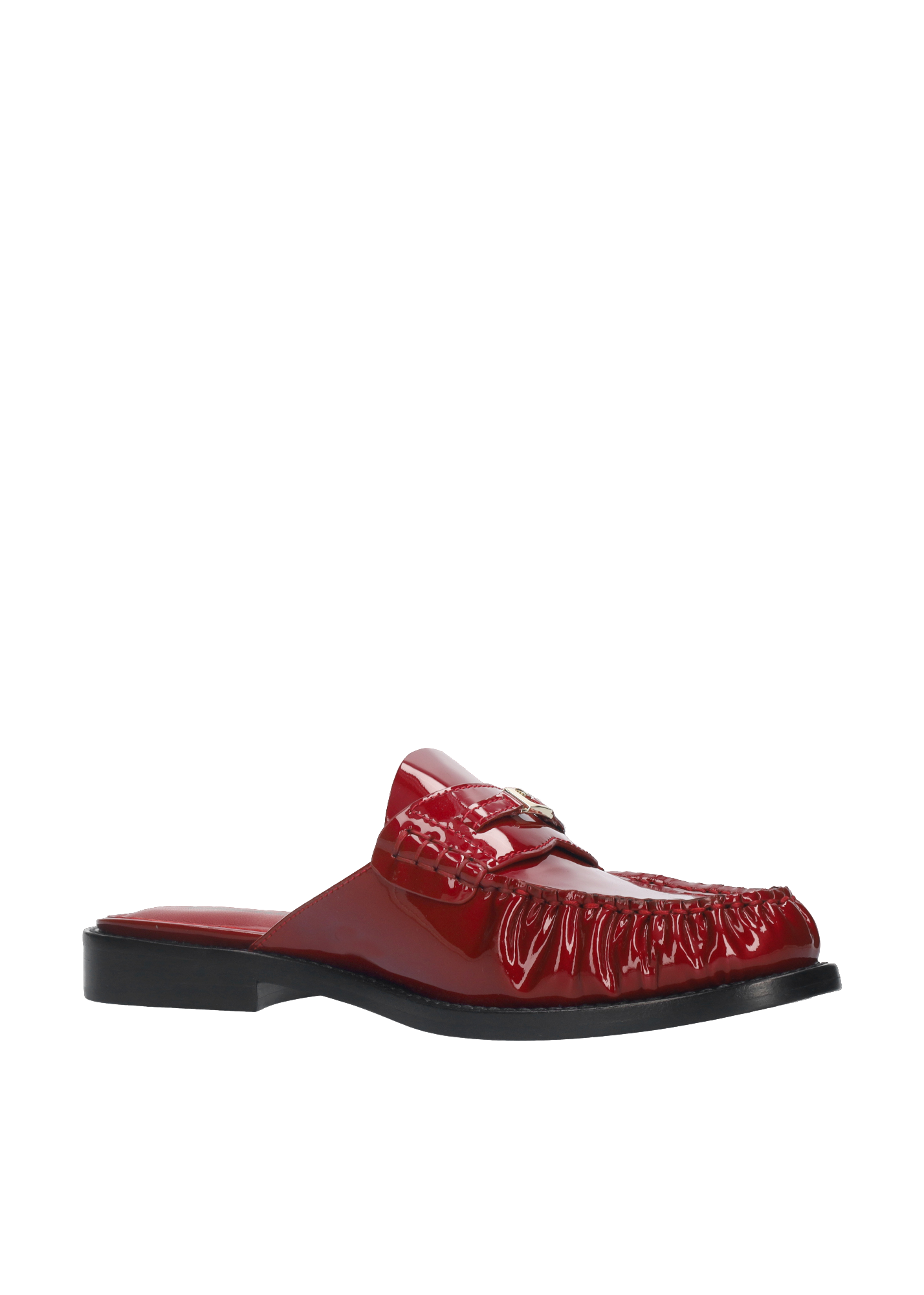 Shop Lola Cruz Shoes Louise Slippers In Red