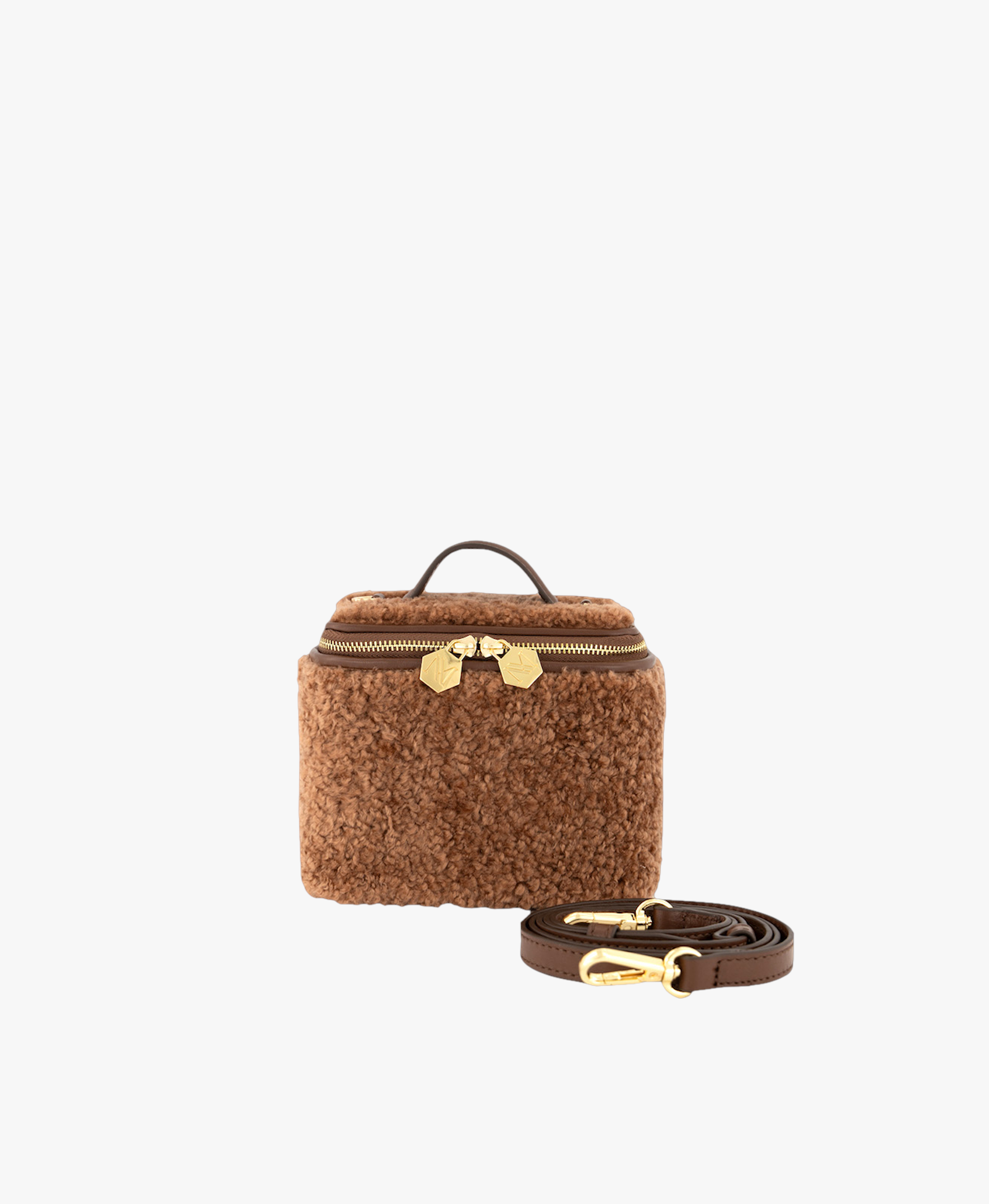Betty Mini Fur Brown made by Maven Bag