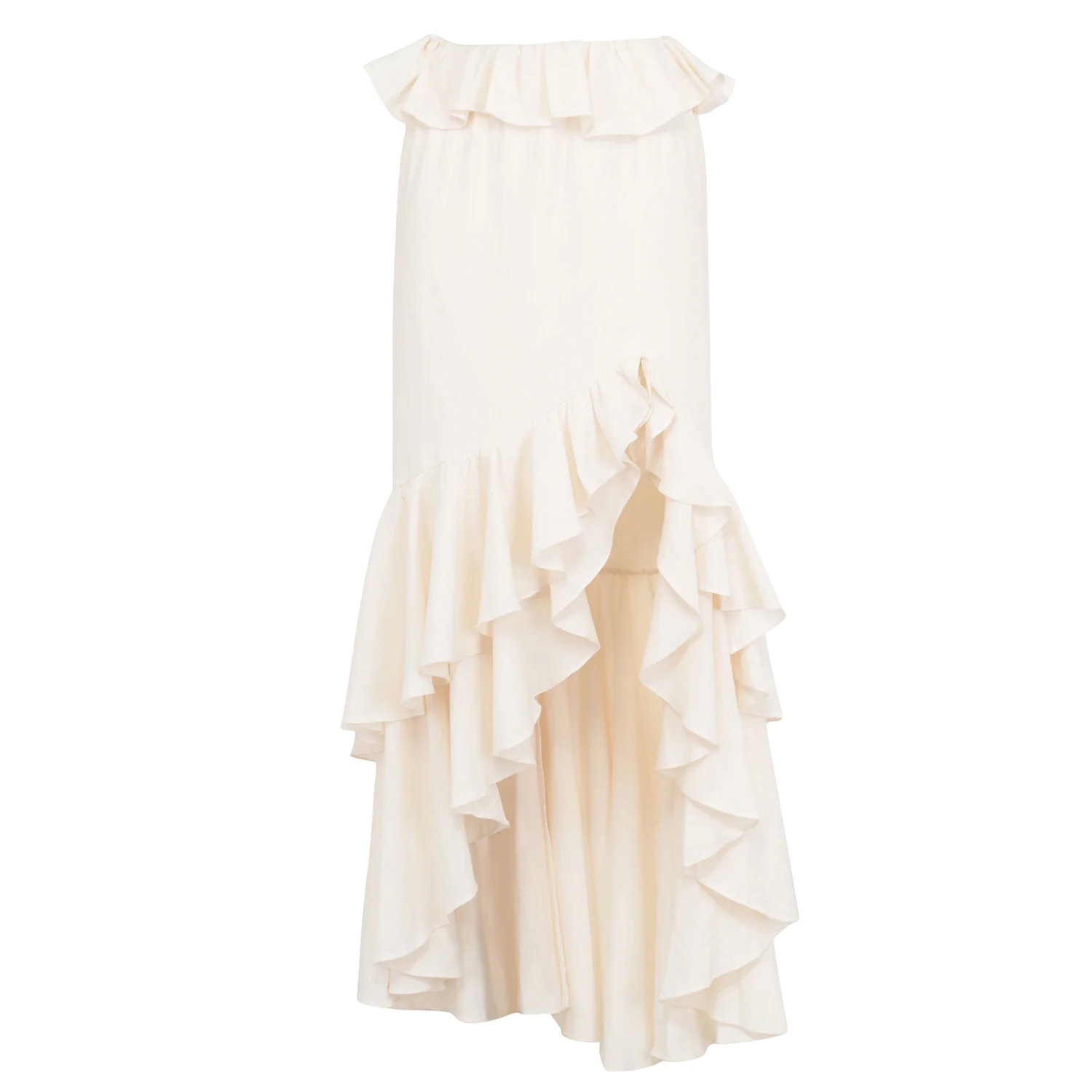 Amazula Raina Ruffed Skirt In Off White