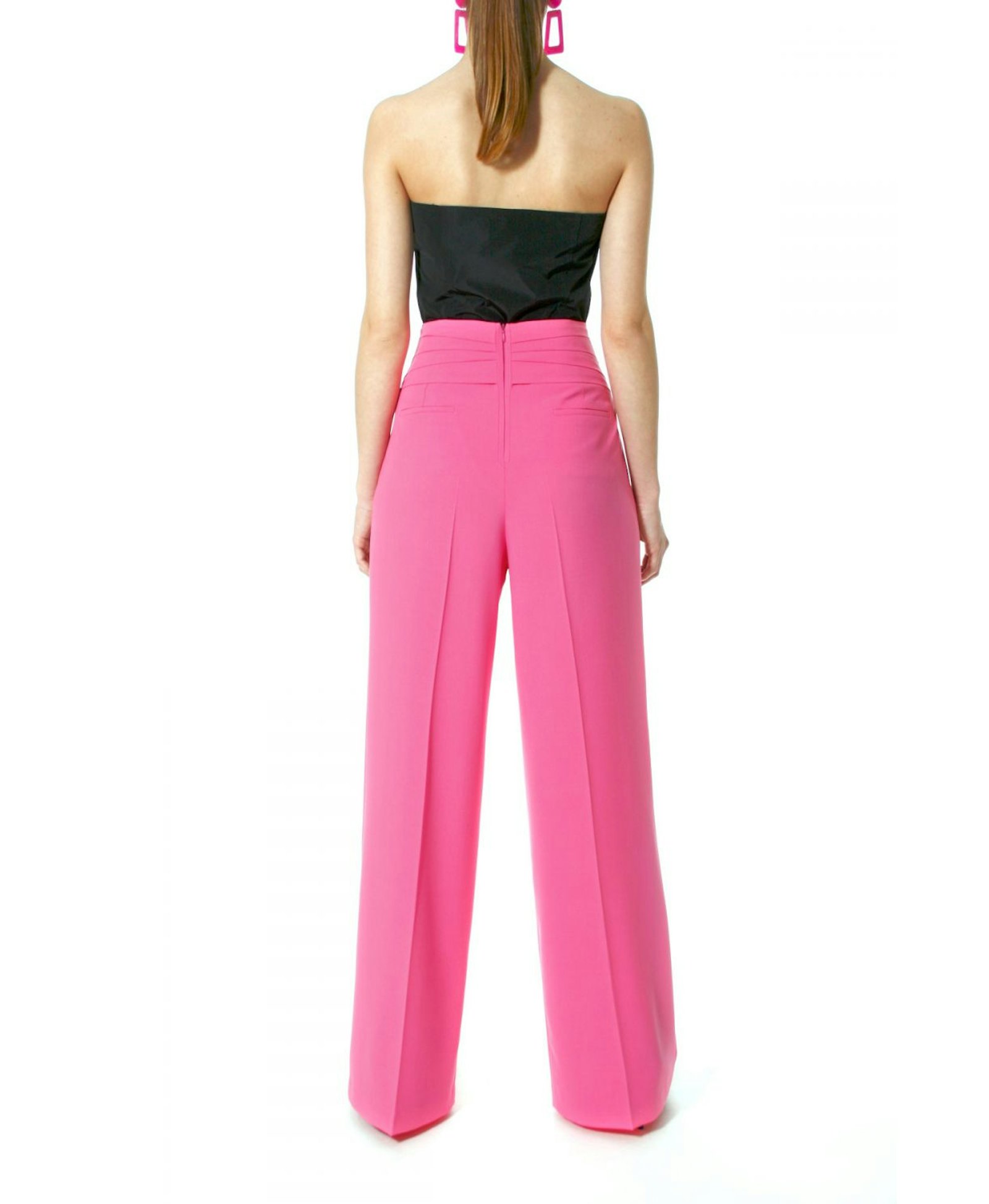 Trousers Sofia Pink Carnation made by HALEWSKI