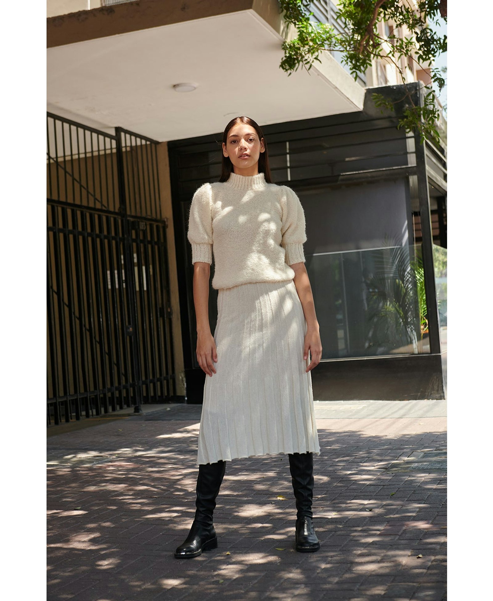 TAK top in White made by AYNI